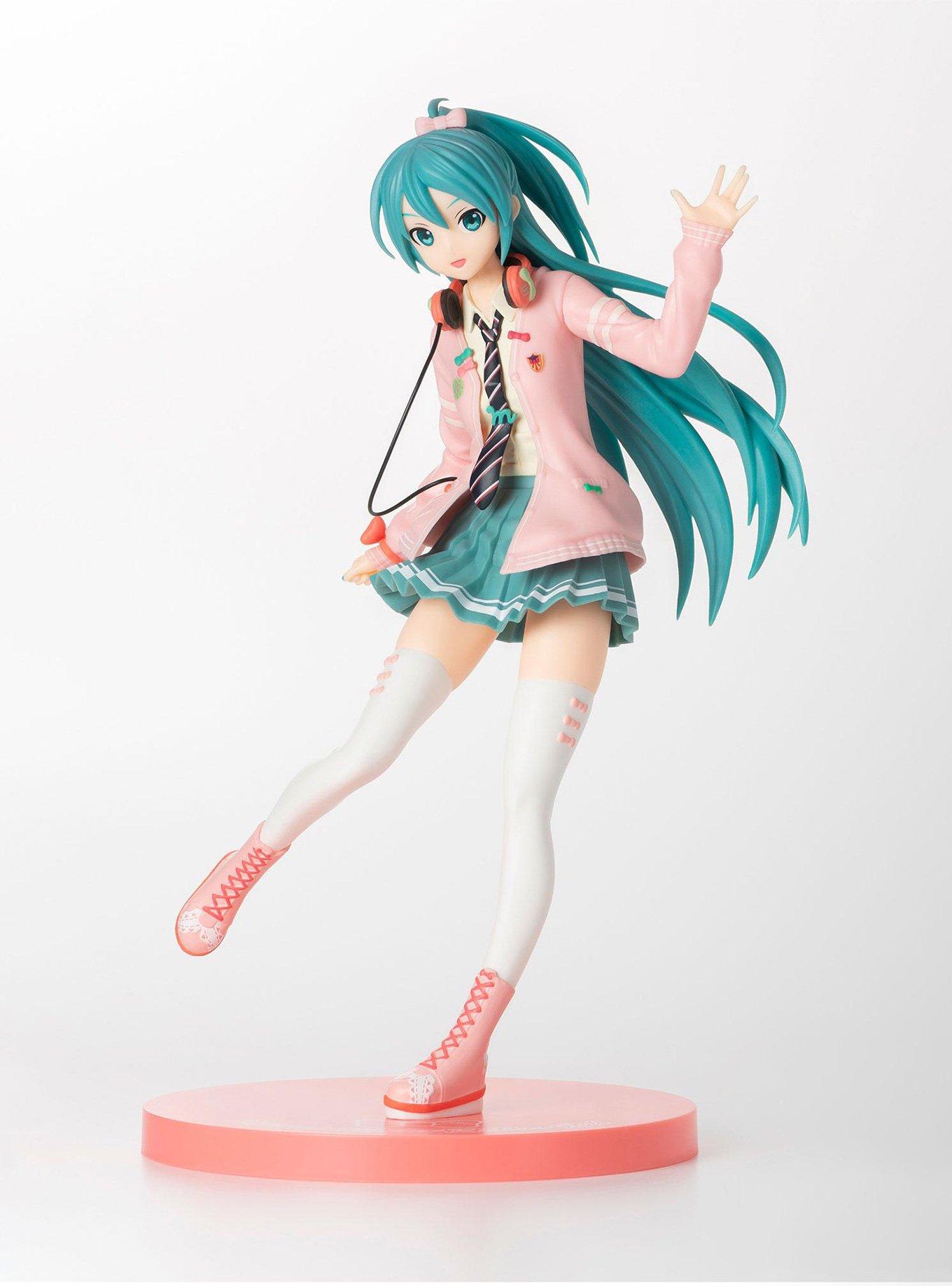 SEGA Project Diva Arcade Future Tone Hatsune Miku Ribbon Girl Figure, , hi-res