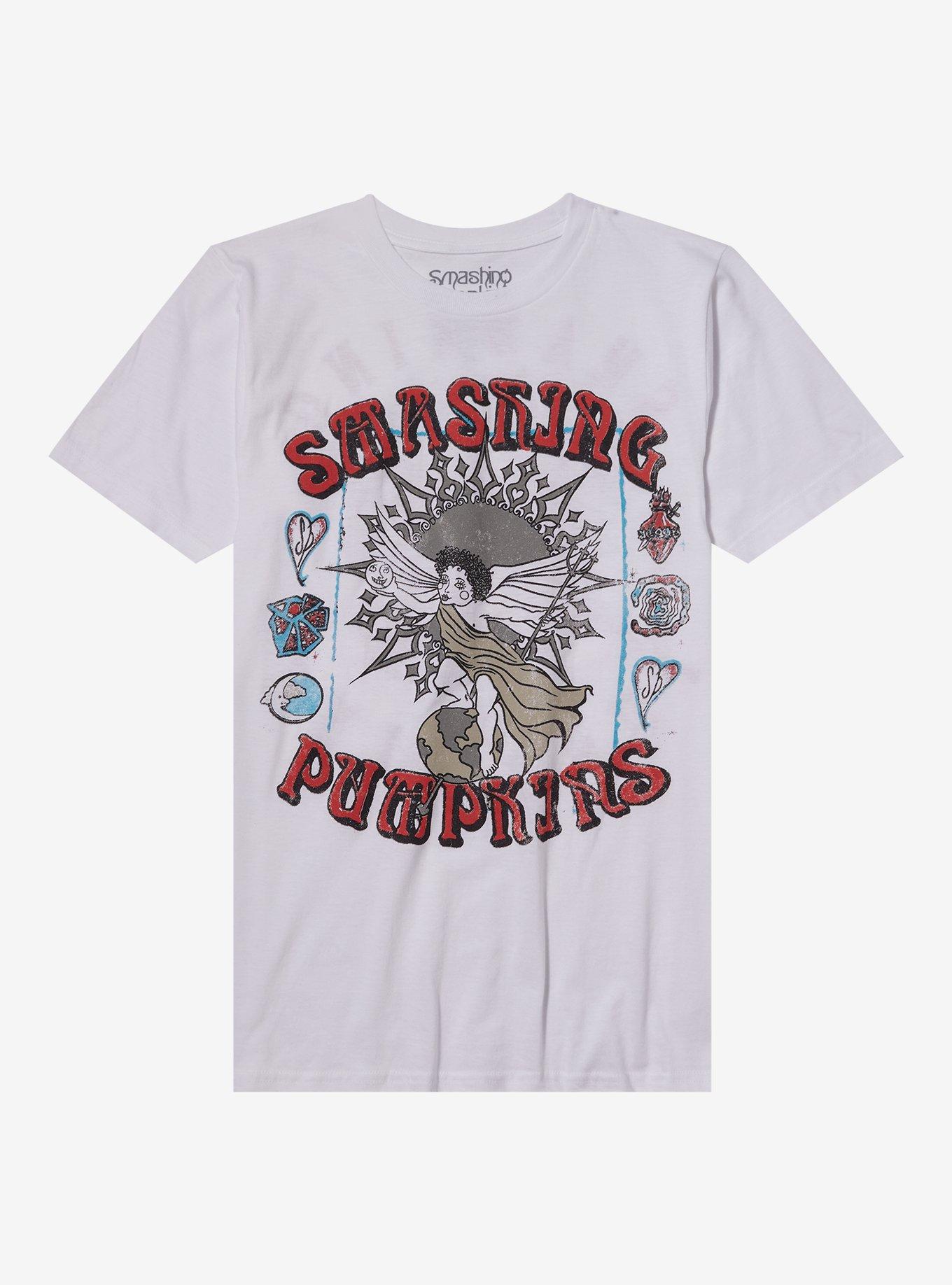 The Smashing Pumpkins Angel & Devil Relaxed Fit Girls T-Shirt, , hi-res