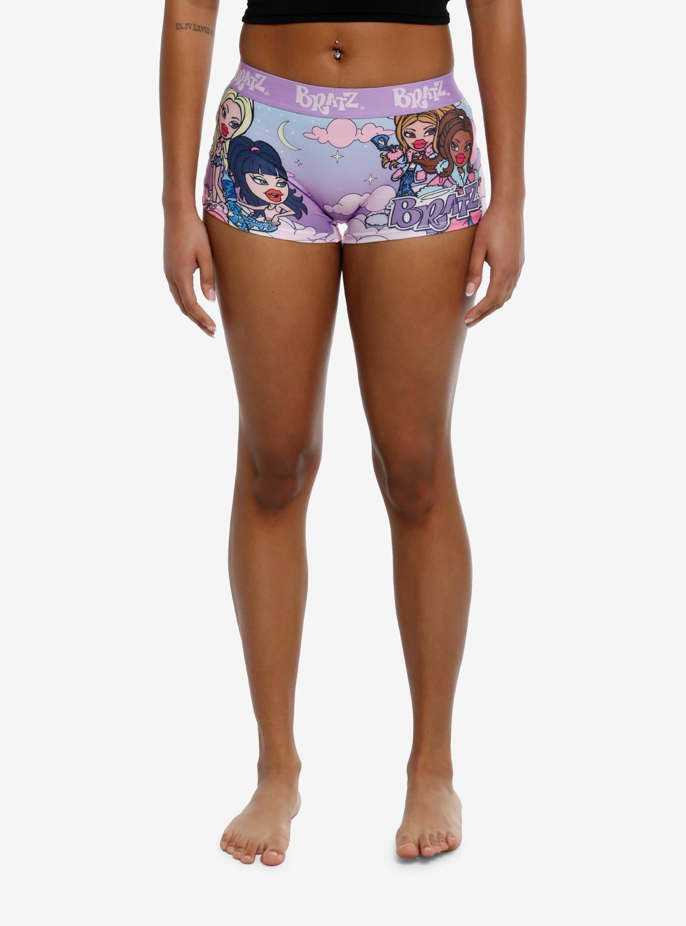 Bratz Slumber Party Boyshort Panty 2 Pack, MULTI, hi-res
