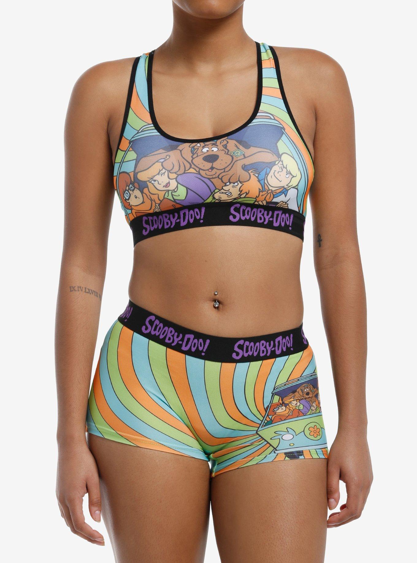 Scooby-Doo! Mystery Machine Bra & Boyshort Panty Set, MULTI, hi-res