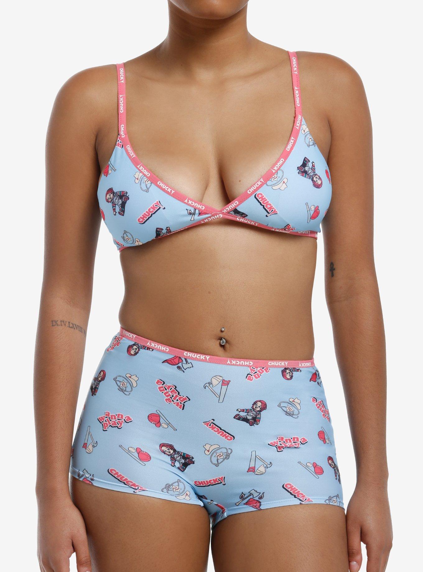 Chucky Icons Bra & Boyshort Panty Set, , hi-res