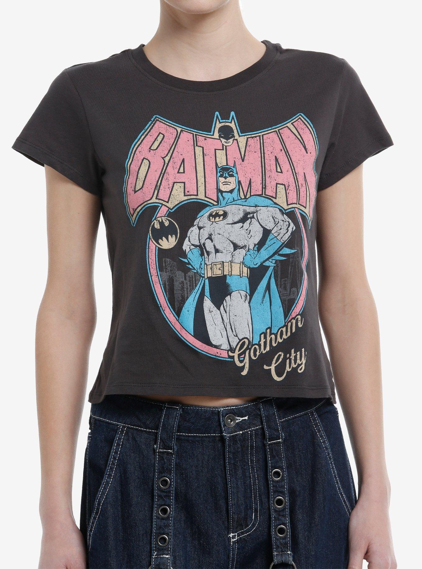 DC Comics Batman Retro Girls Skimmer T-Shirt, , hi-res