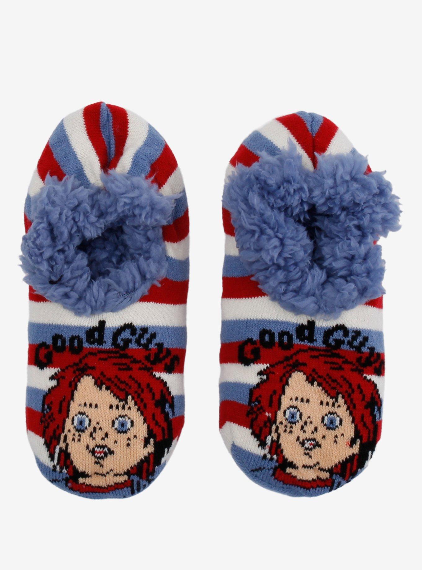 Chucky Stripe Cozy Slipper Socks, , hi-res