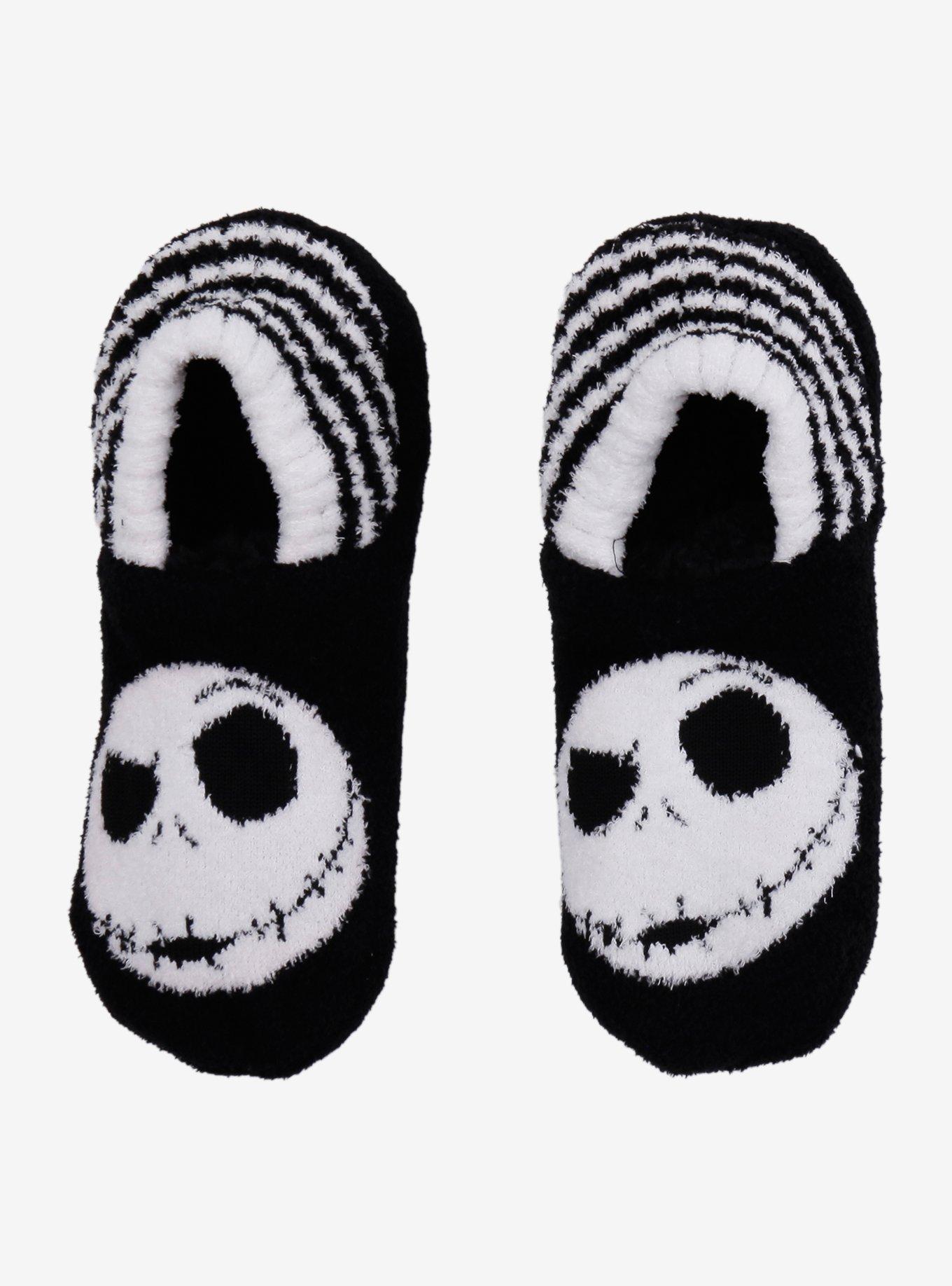 The Nightmare Before Christmas Jack Stripe Cozy Slipper Socks, , hi-res