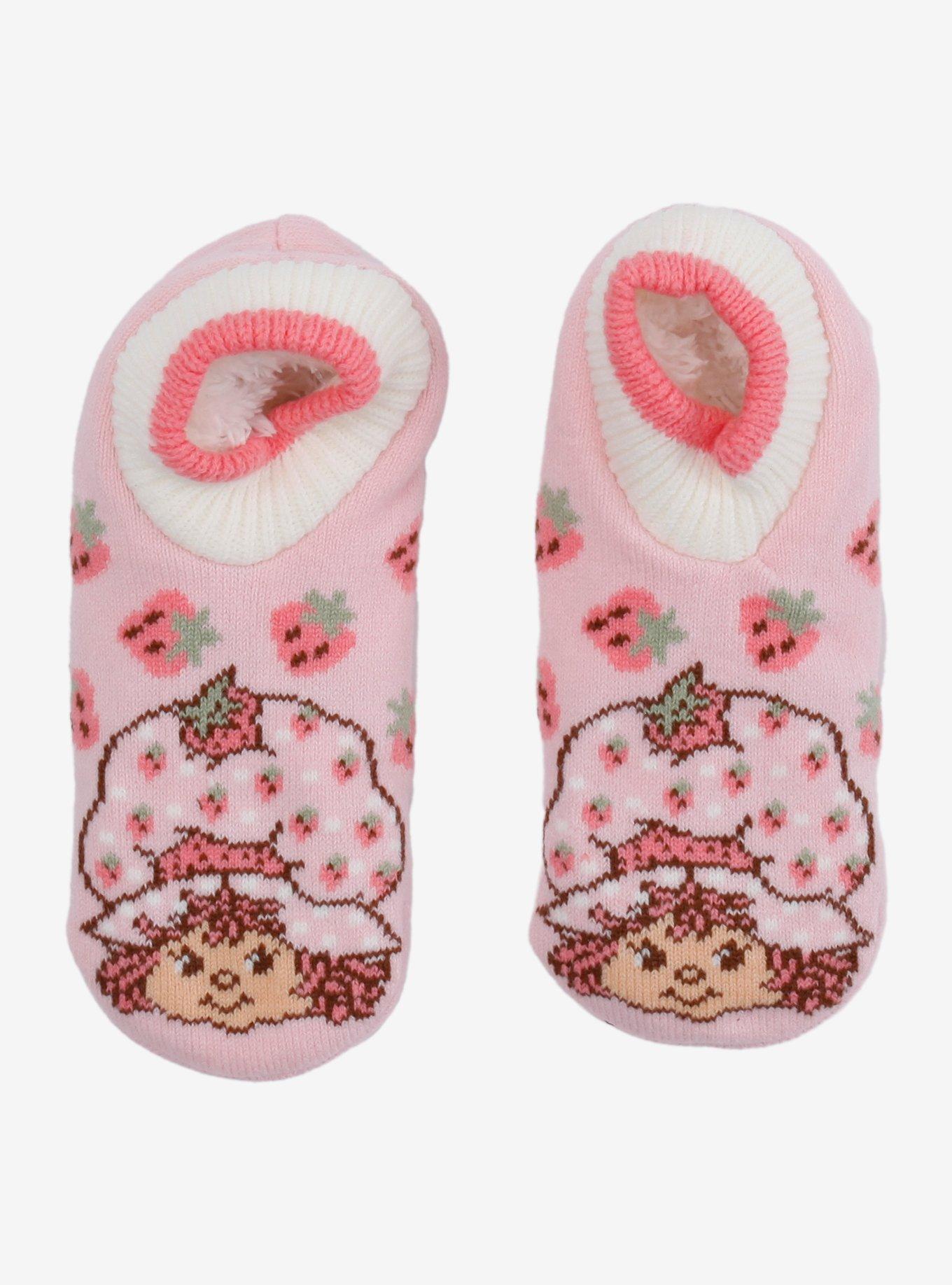 Strawberry Shortcake Stripe Cozy Slipper Socks, , hi-res