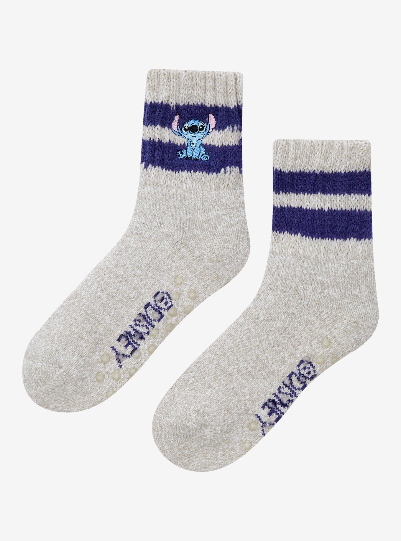 Disney Stitch Varsity Crew Socks, , hi-res