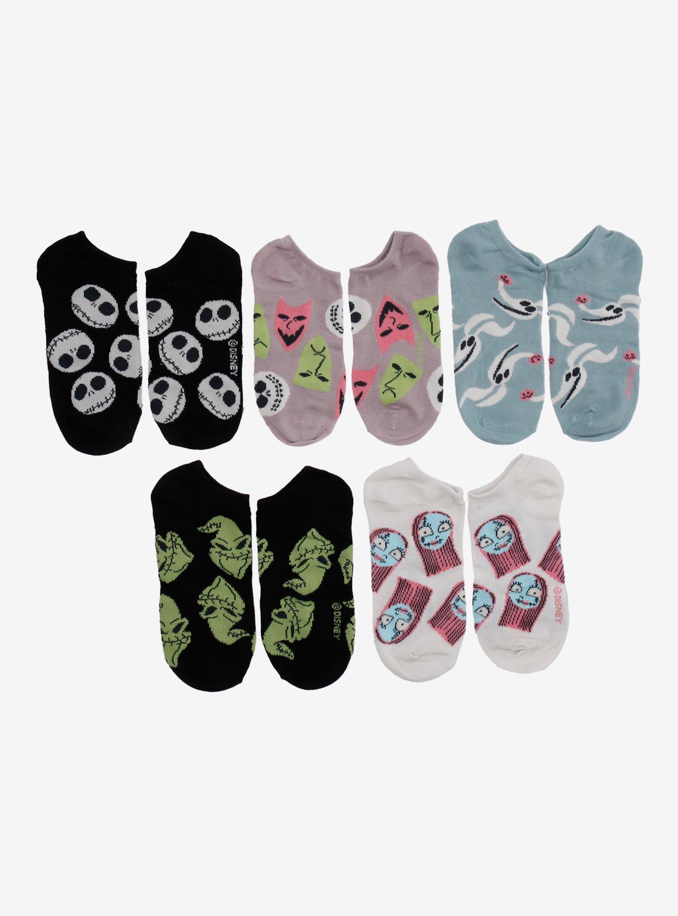 The Nightmare Before Christmas Toss No-Show Socks Gift Set, , hi-res