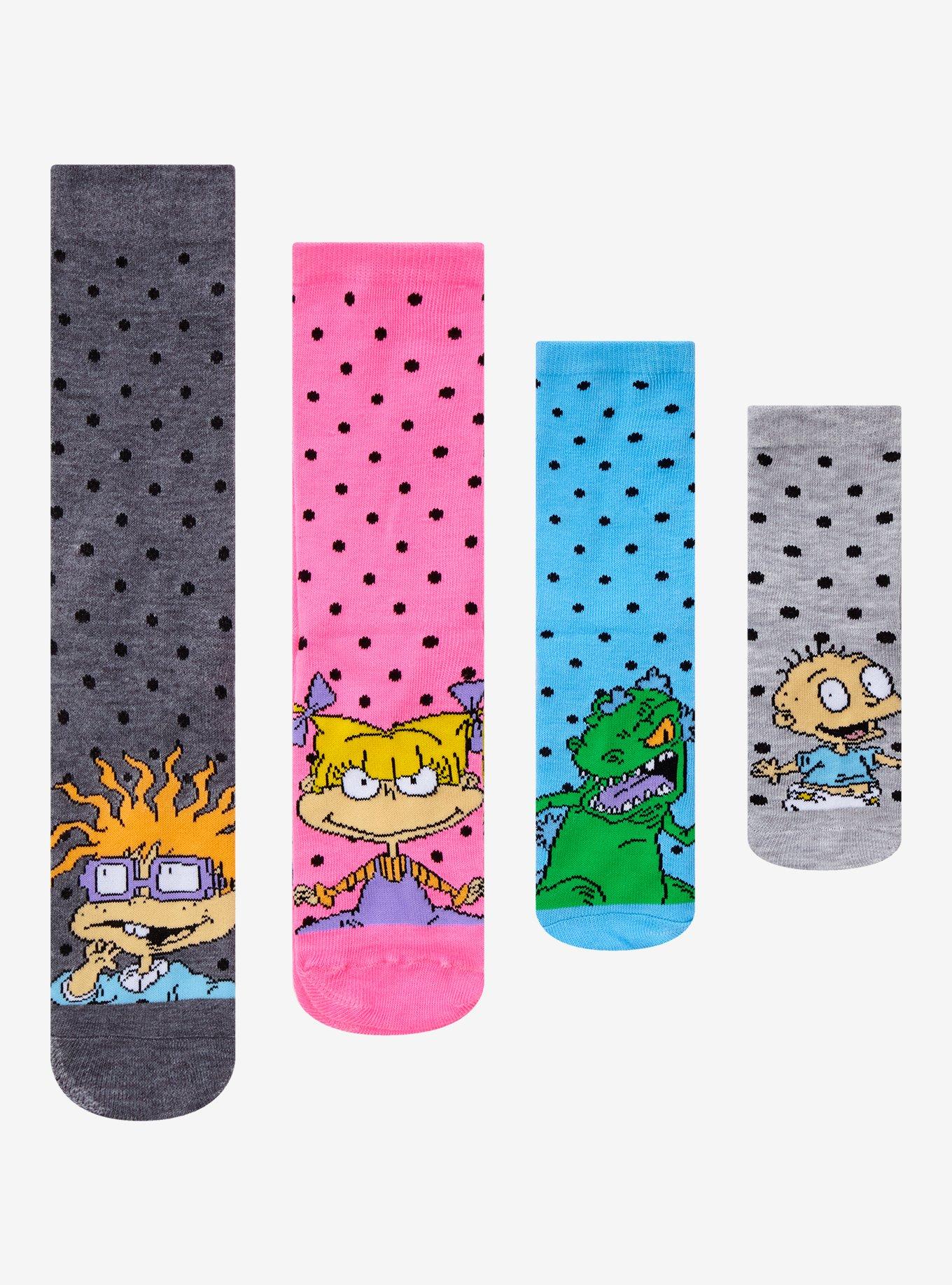 Rugrats Dots Family Sock Set 4 Pair, , hi-res