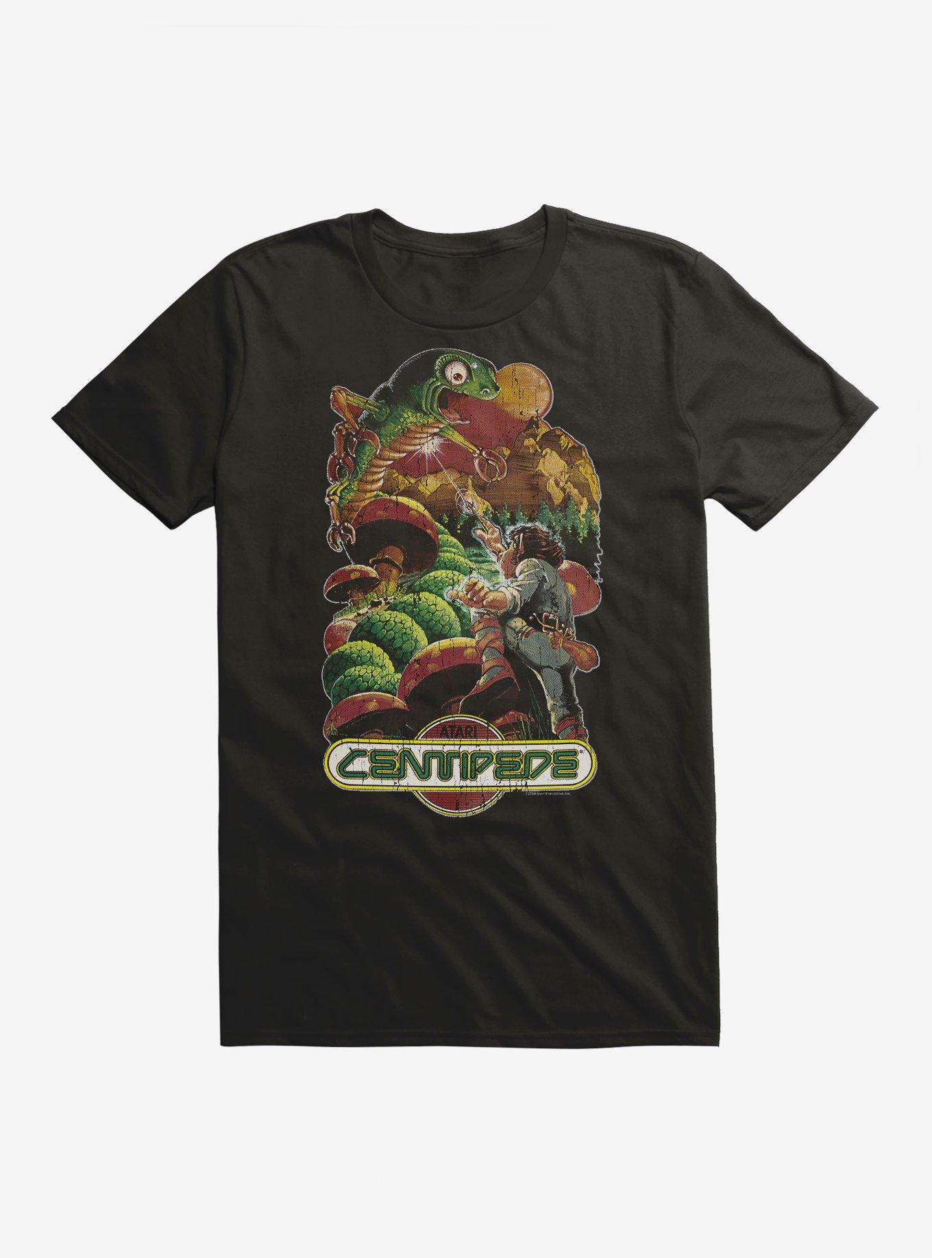 Atari Centipede Vintage Hiro Kimura Artwork T-Shirt, , hi-res