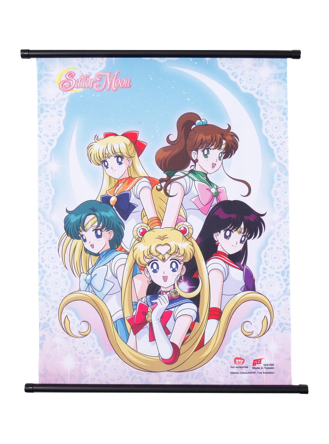 Pretty Guardian Sailor Moon Sailor Guardians Scroll Wall Art, , hi-res