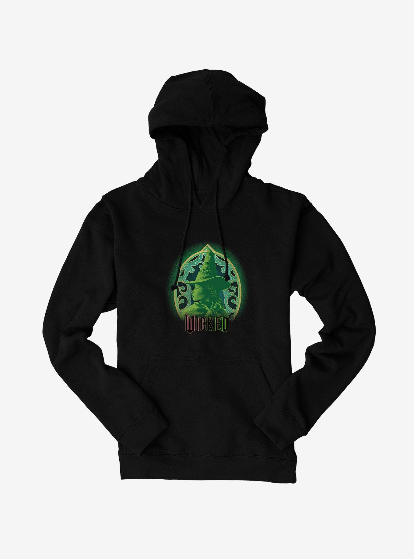 Wicked Elphaba Portrait Hoodie, BLACK, hi-res