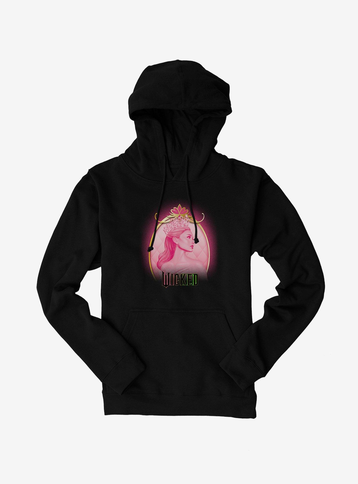 Wicked Glinda Portrait Hoodie, BLACK, hi-res