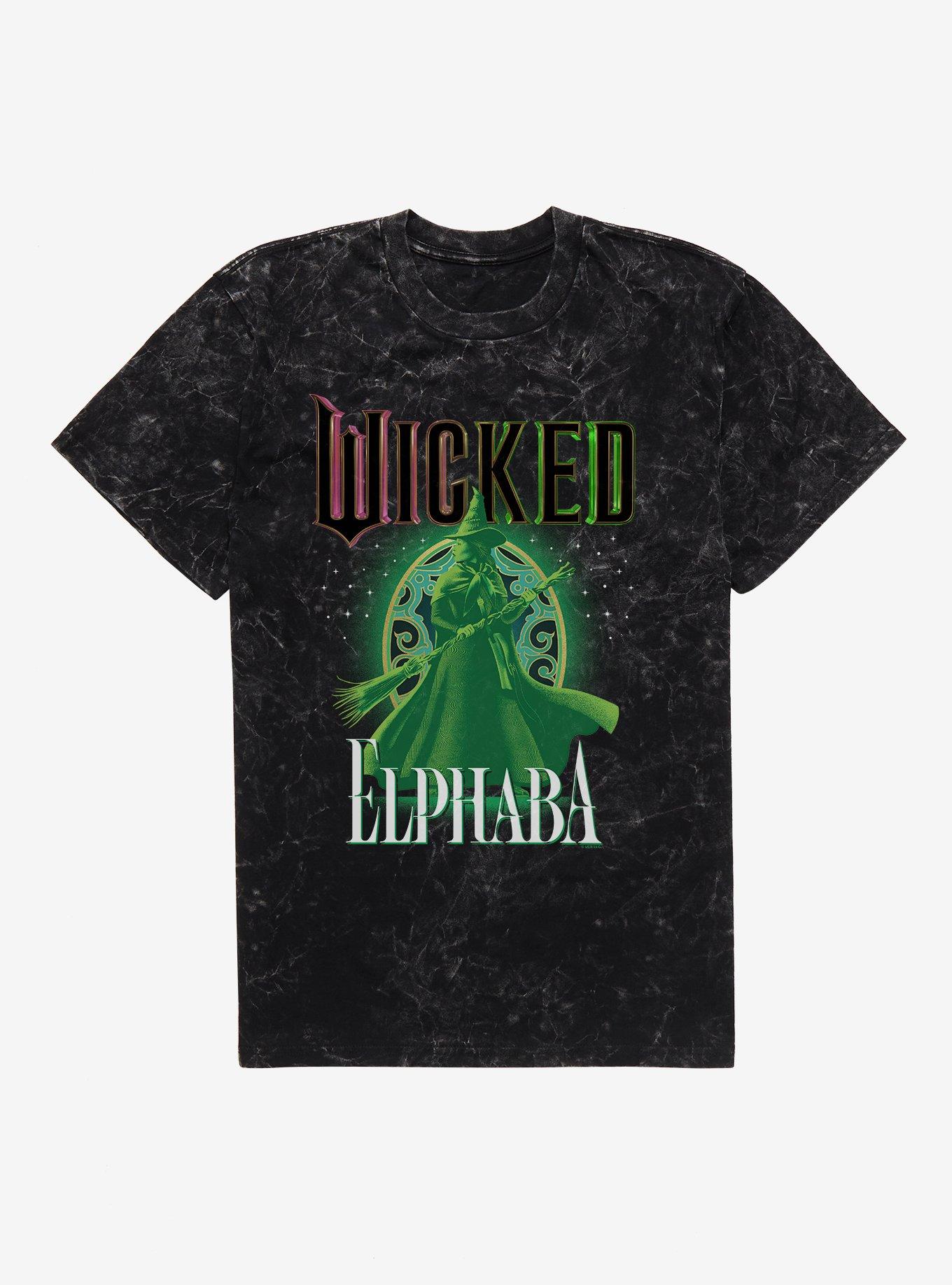 Wicked Elphaba Mineral Wash T-Shirt, , hi-res