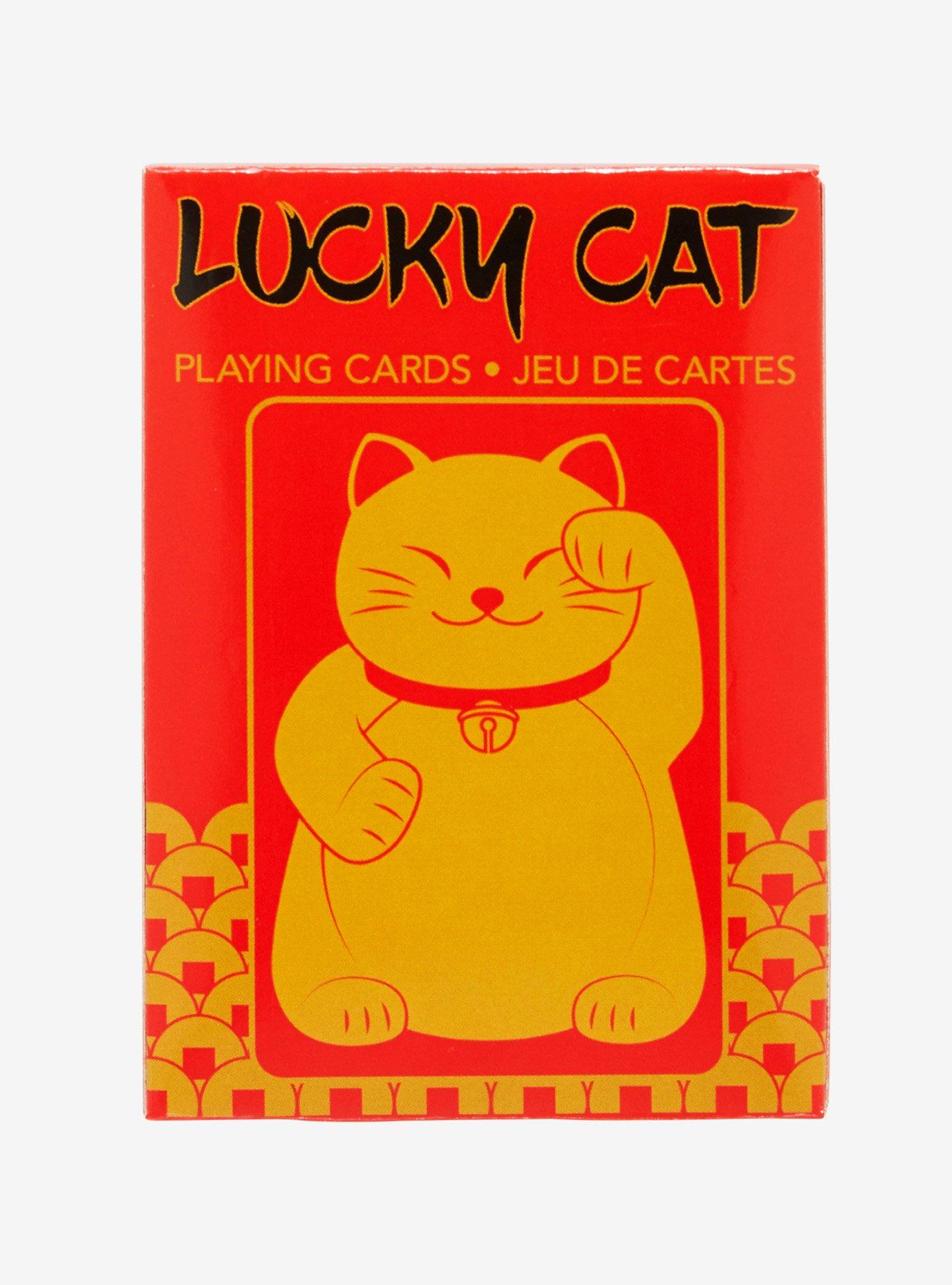 Lucky Cat Playing Cards, , hi-res