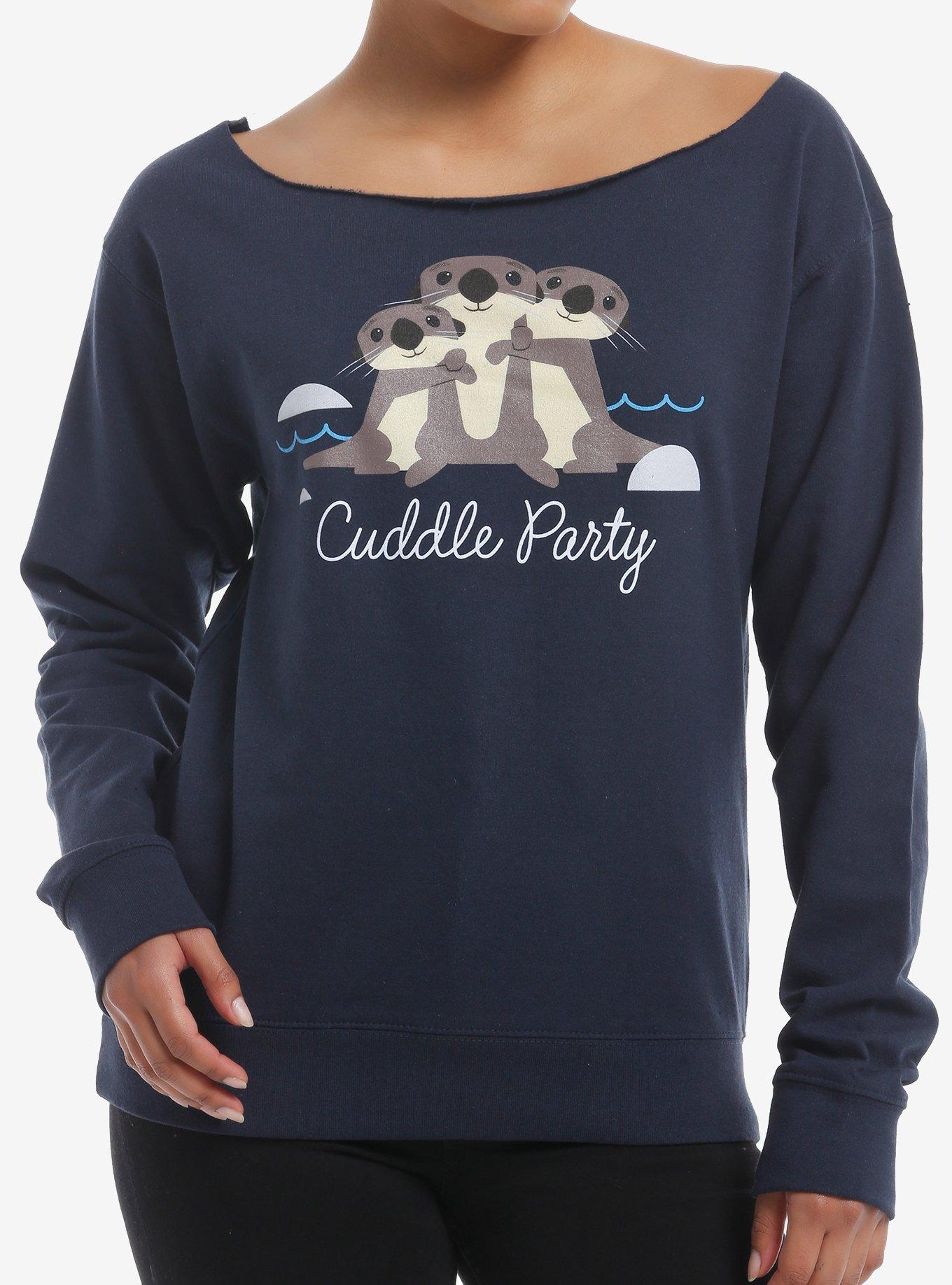 Disney Pixar Finding Dory Cuddle Party Girls Boatneck Sweatshirt, , hi-res