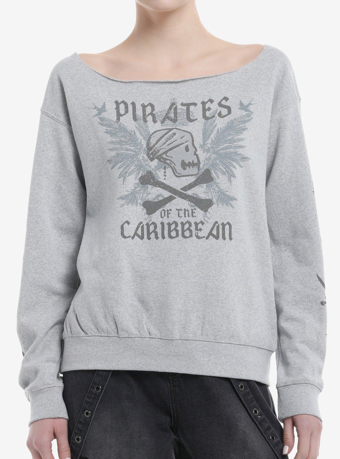 Disney Pirates Of The Caribbean Icons Boatneck Girls Sweatshirt, , hi-res