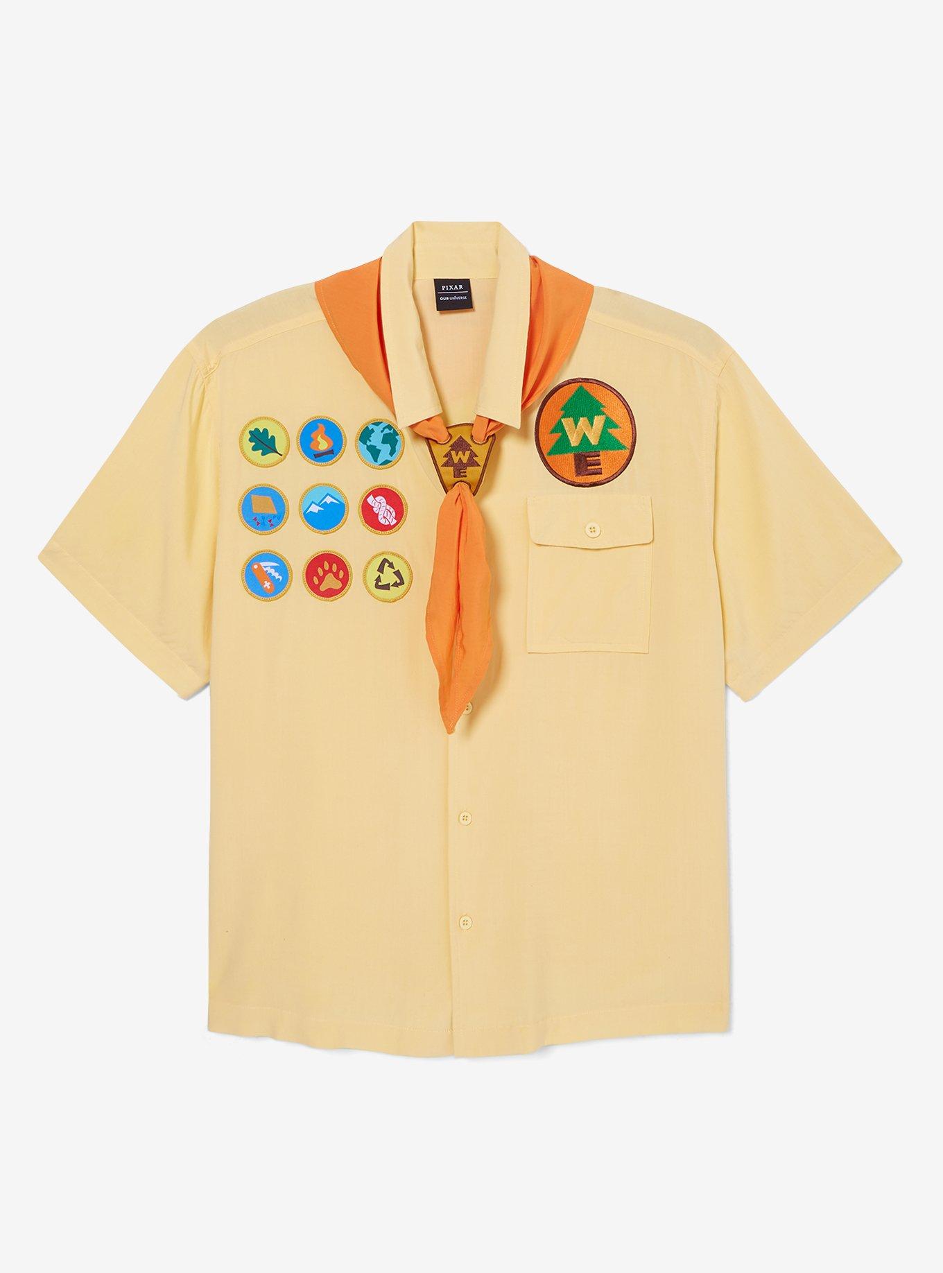 Our Universe Disney Pixar Up Russell Camp Woven Button-Up, , hi-res