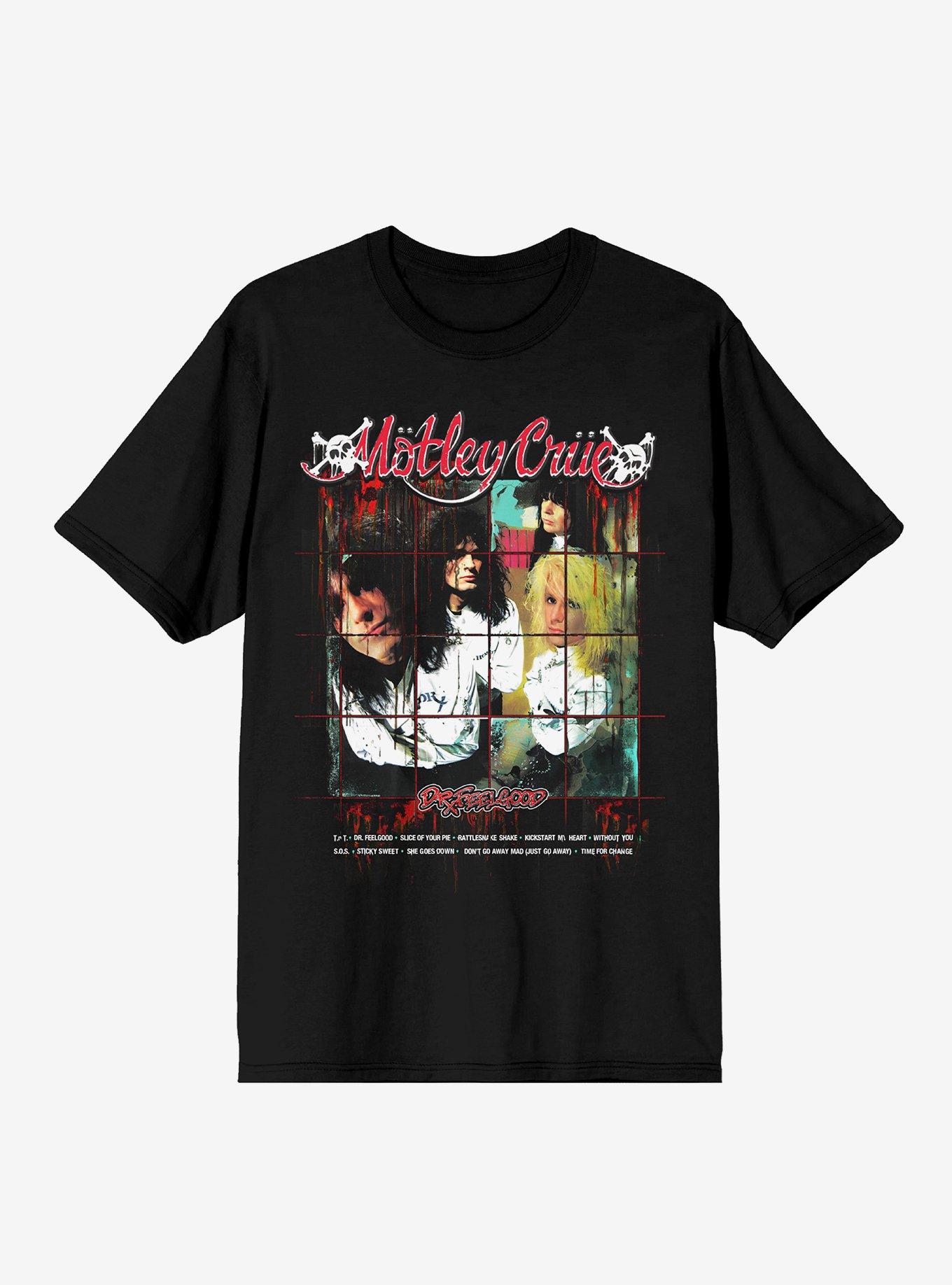 Motley Crue Dr. Feelgood Tracklist T-Shirt, , hi-res