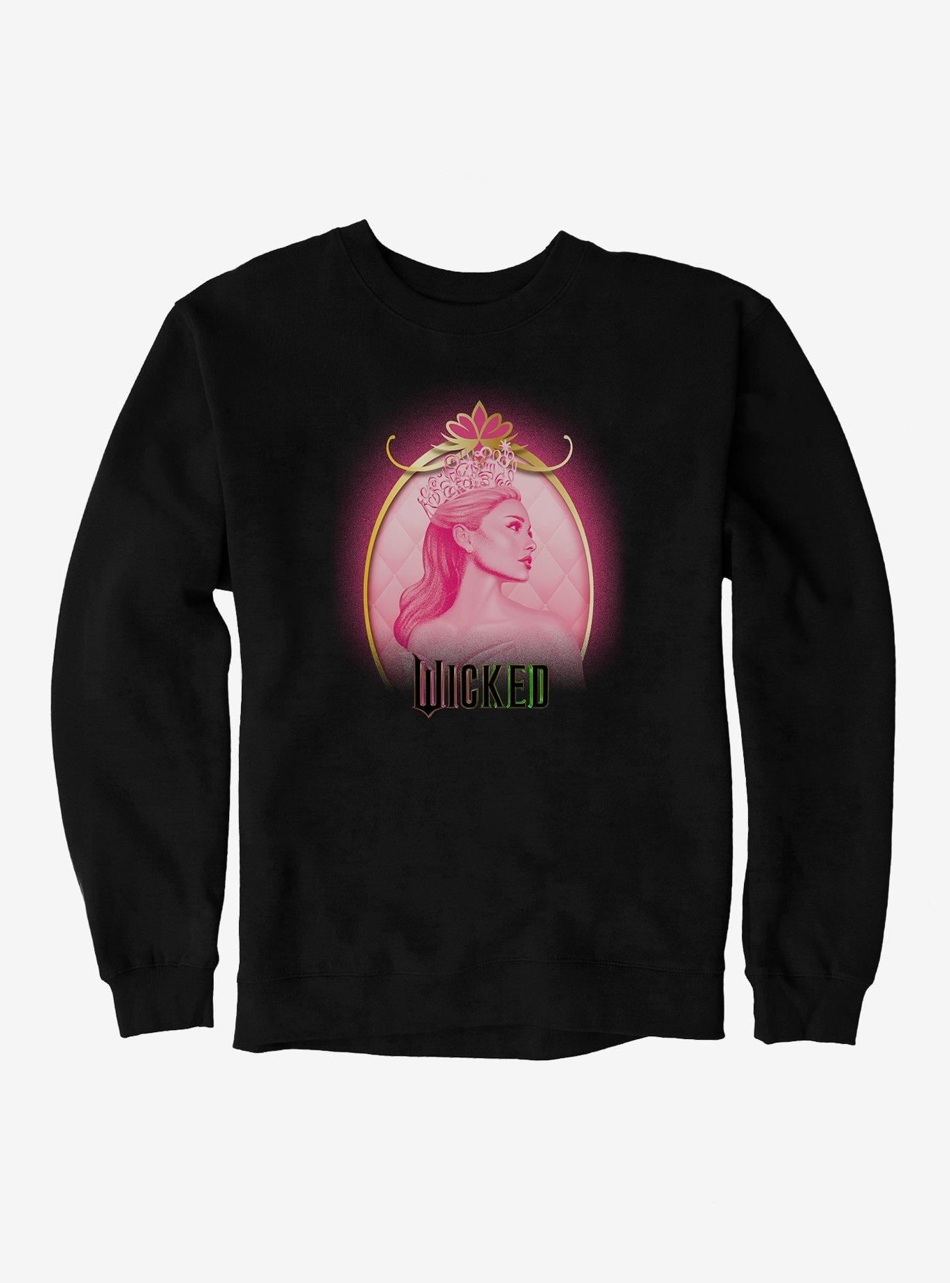 Wicked Glinda Portrait Sweatshirt, BLACK, hi-res