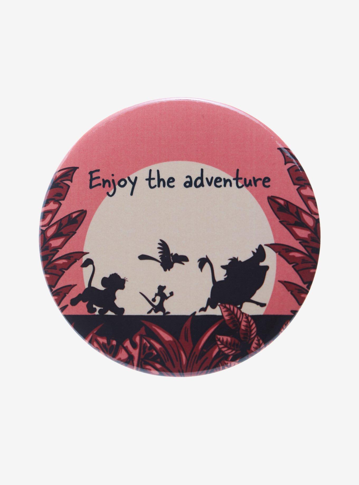 Disney The Lion King Enjoy The Adventure 3 Inch Button, , hi-res