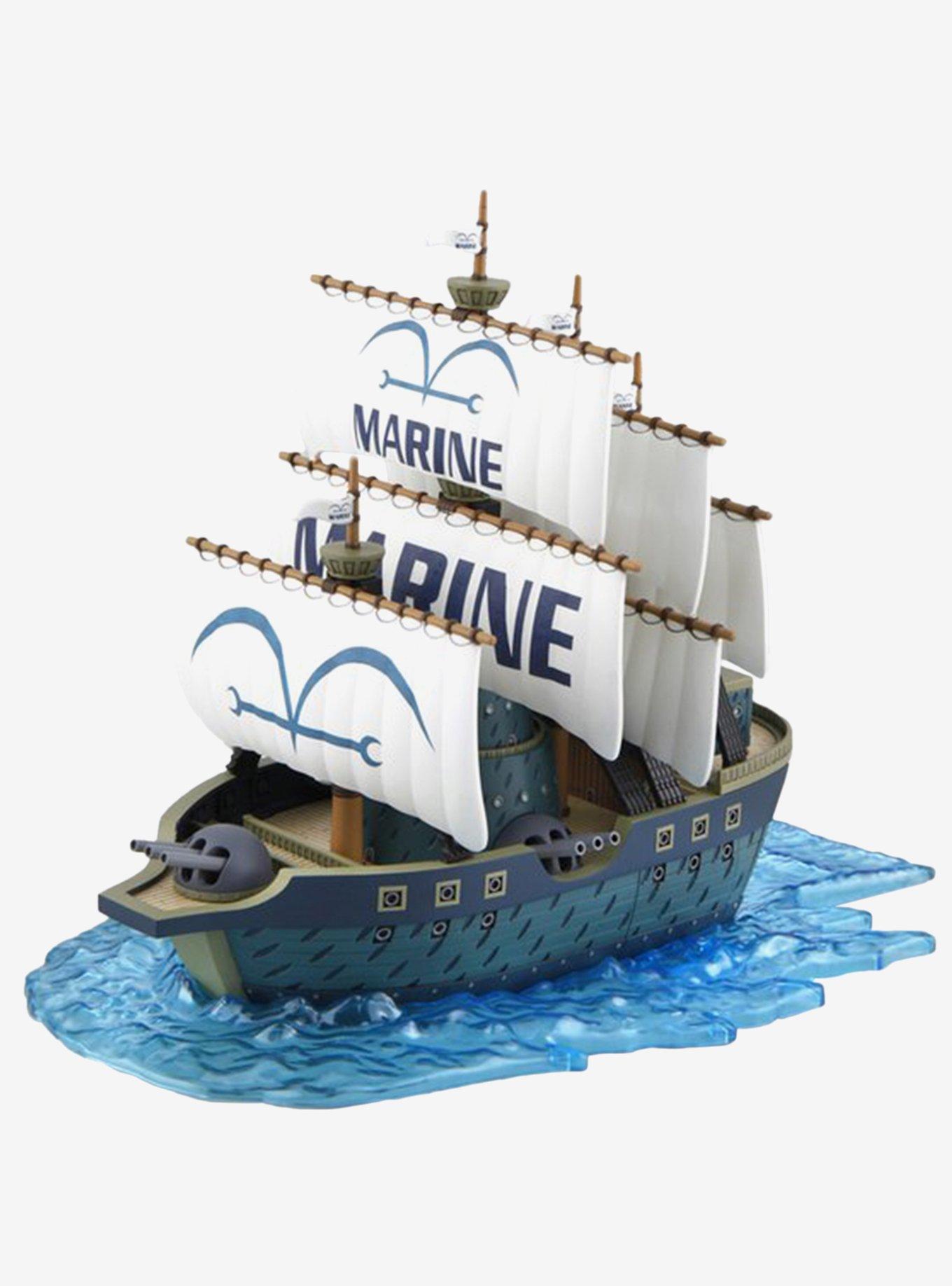 Bandai One Piece Marine Ship Model Kit, , hi-res