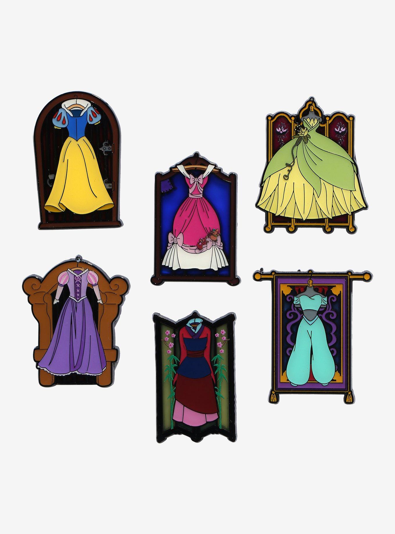 Loungefly Disney Princess Dresses Blind Box Enamel Pin, , hi-res