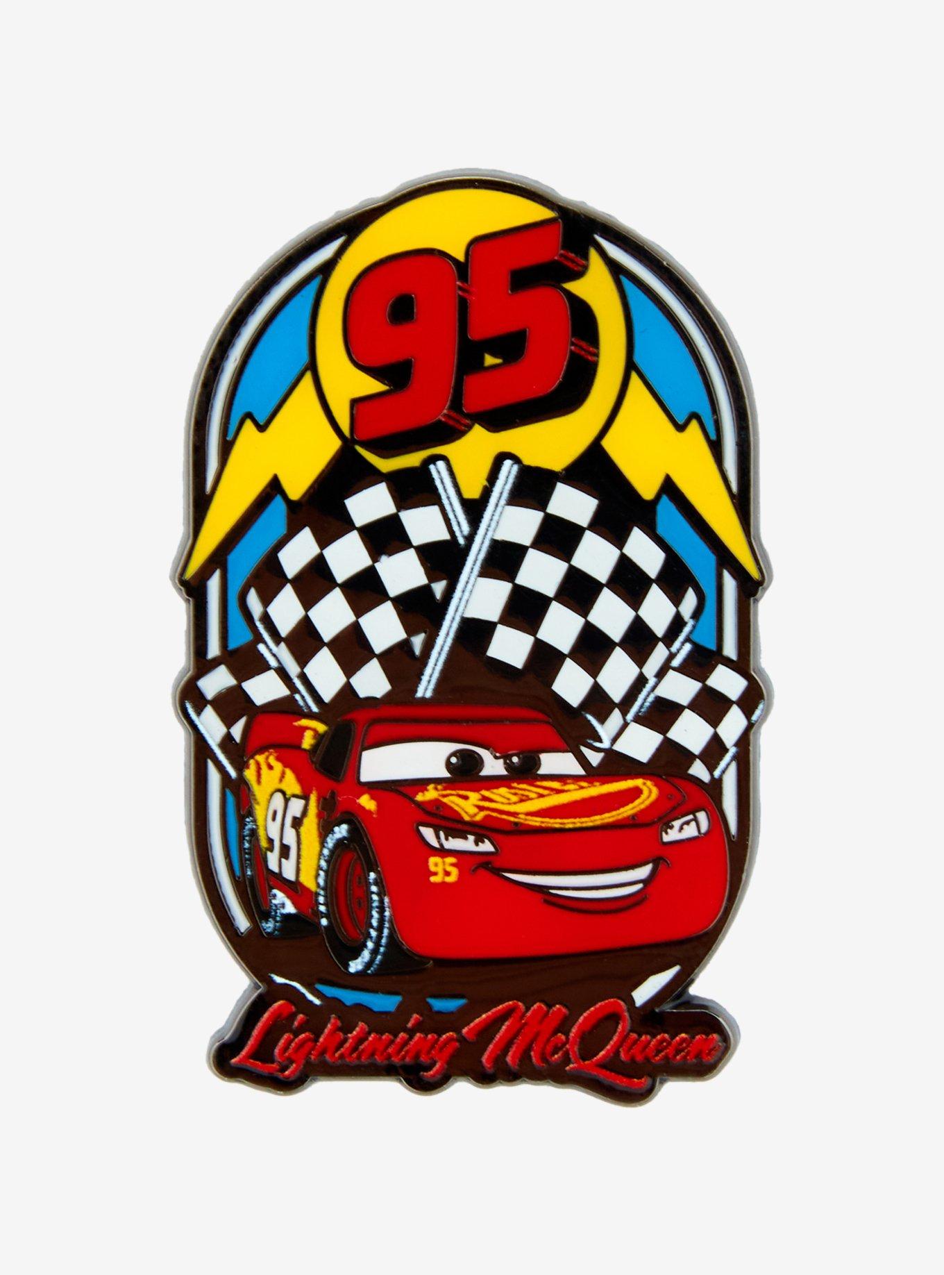 Loungefly Disney Pixar Lightning McQueen Enamel Pin, , hi-res