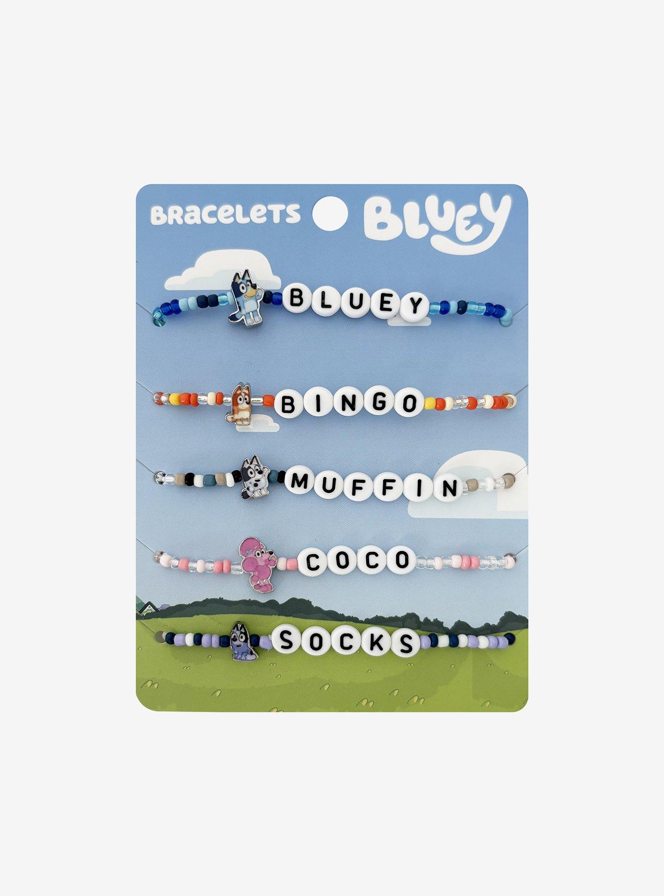 Bluey & Friends Beaded Bracelet Set, , hi-res