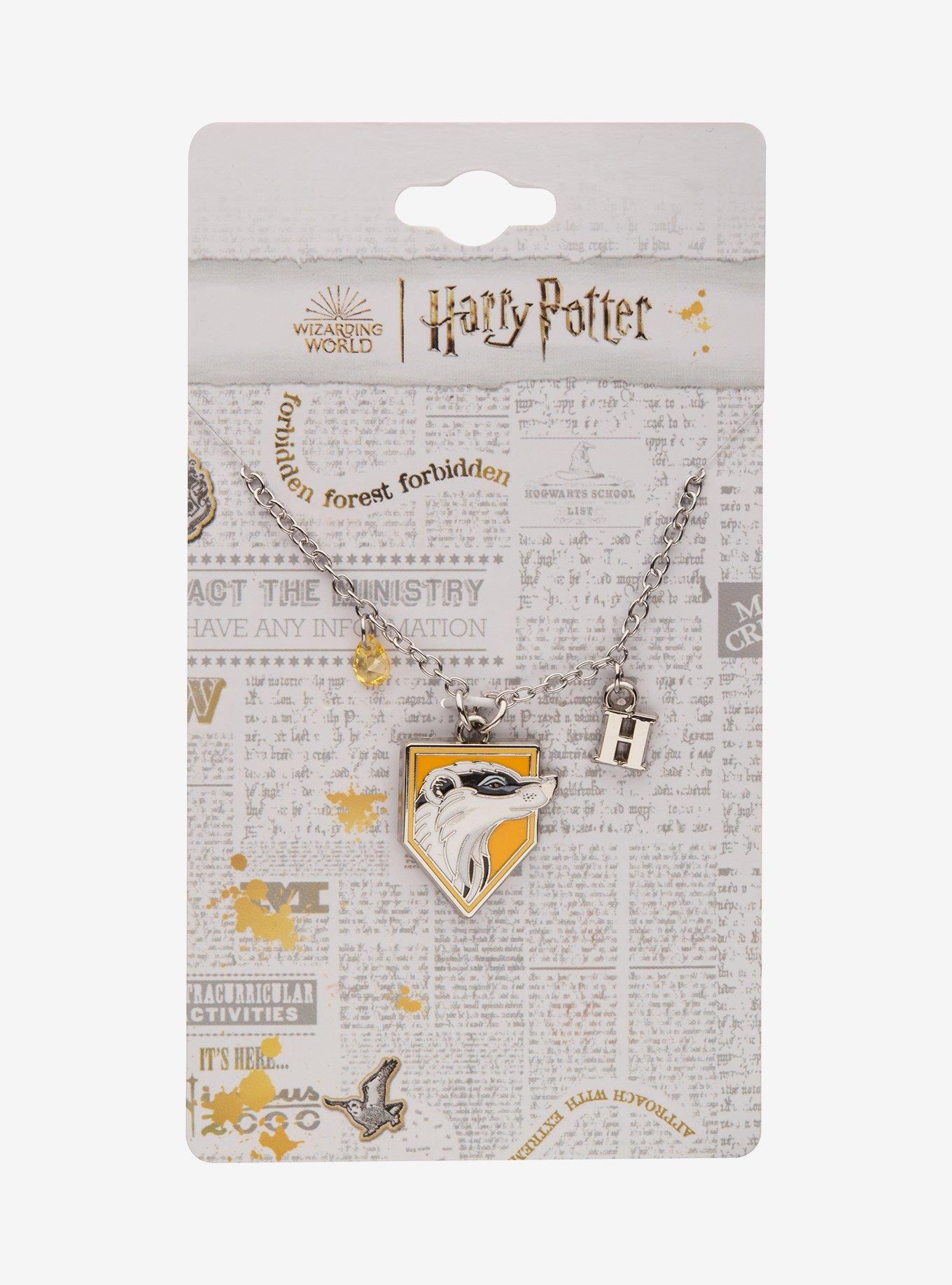 Harry Potter Hufflepuff Sigil Necklace, , hi-res