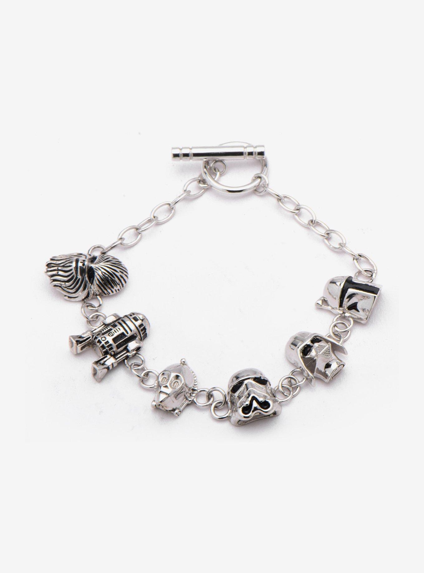 Star Wars Character Toggle Chain Charm Bracelet, , hi-res