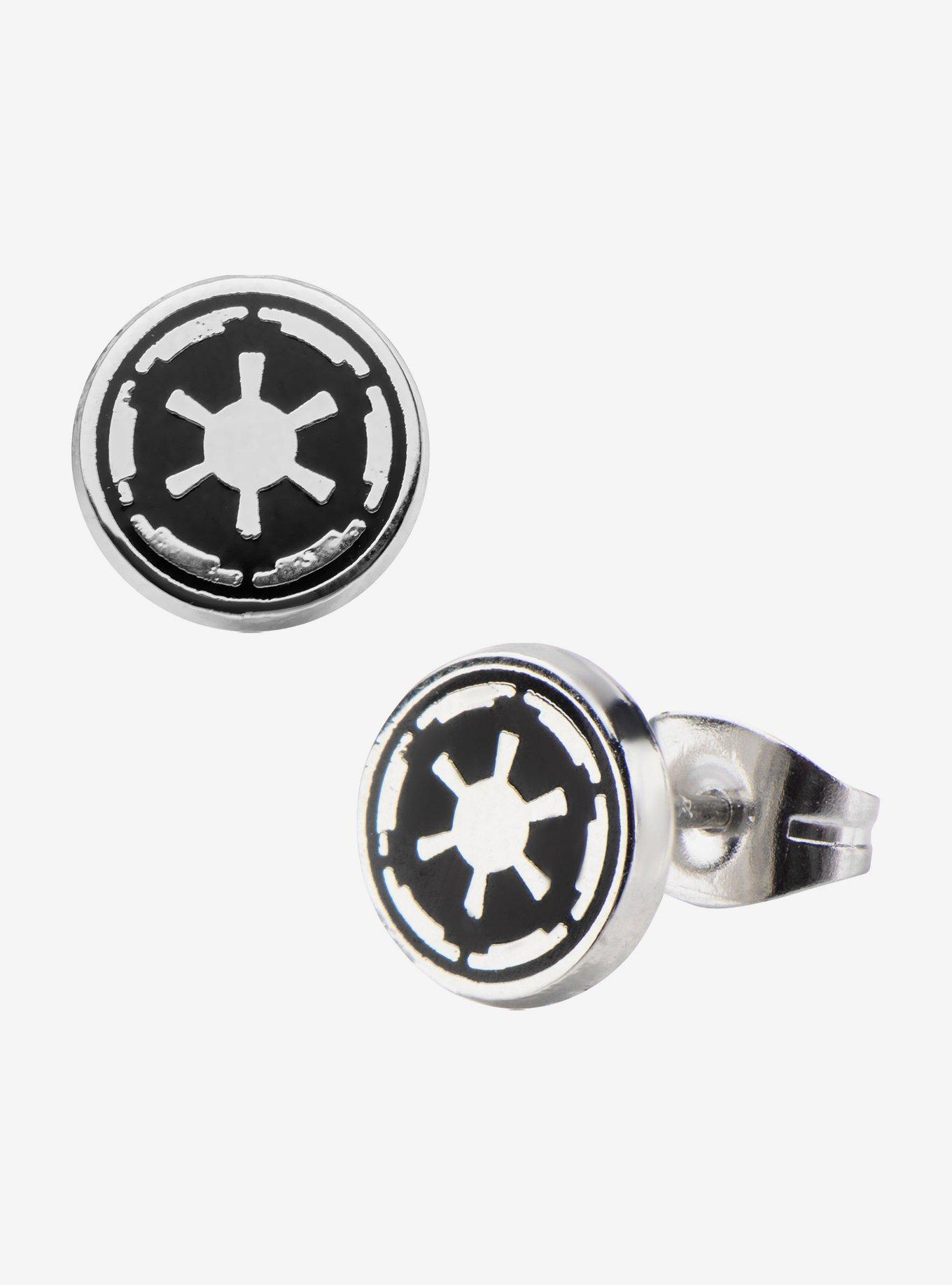 Star Wars Imperial Crest Stud Earrings, , hi-res