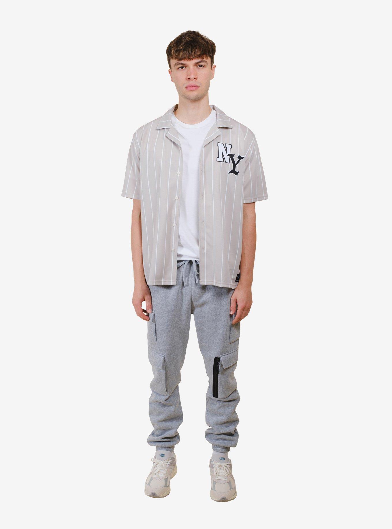 Heather Grey Fleece Utility Cargo Sweatpant, , hi-res