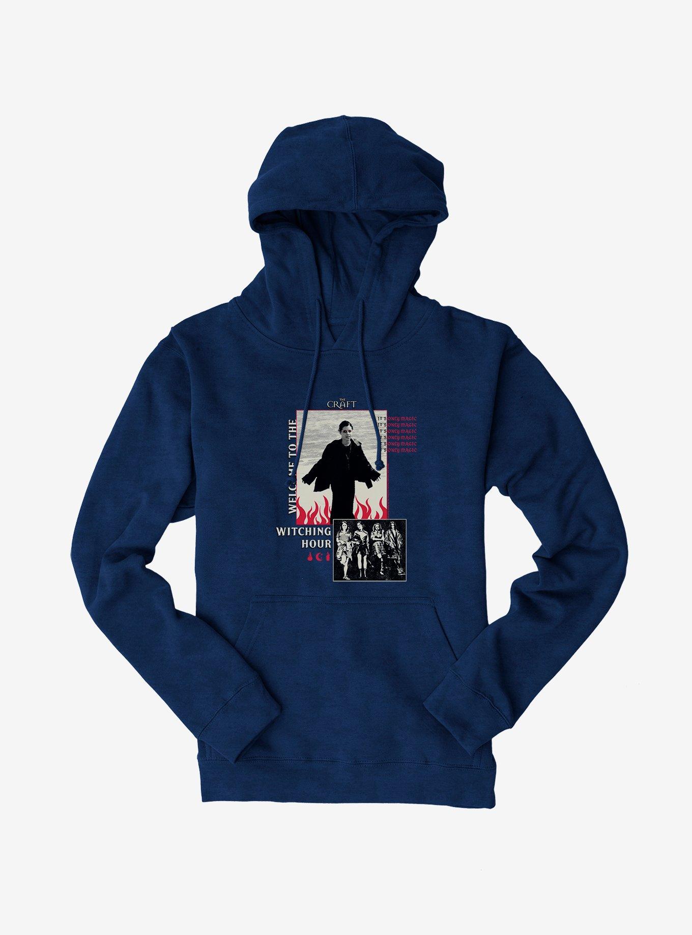 The Craft Welcome Witches Hoodie, NAVY, hi-res