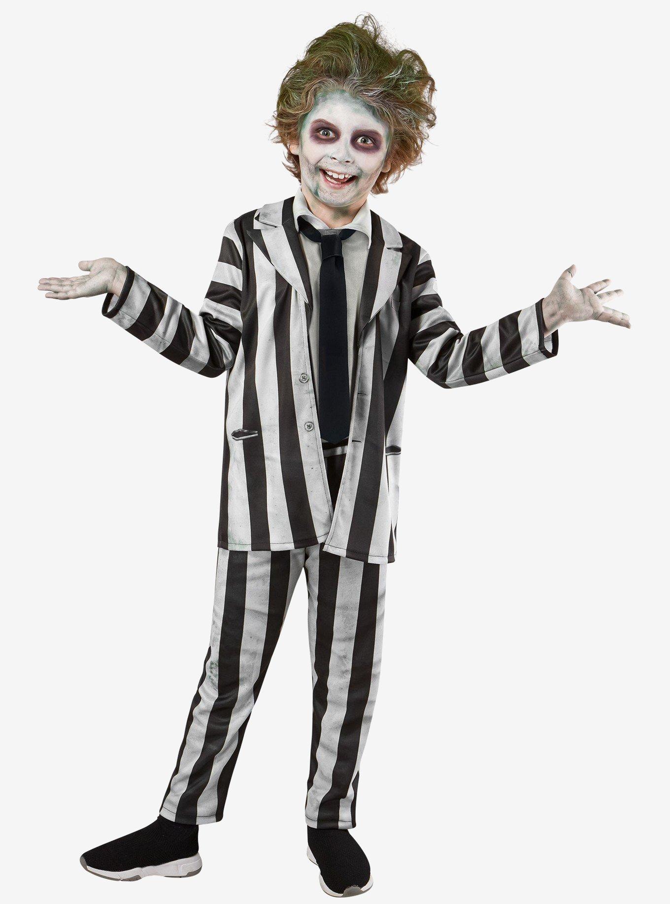 Beetlejuice 2 Youth Costume, BLACK, hi-res