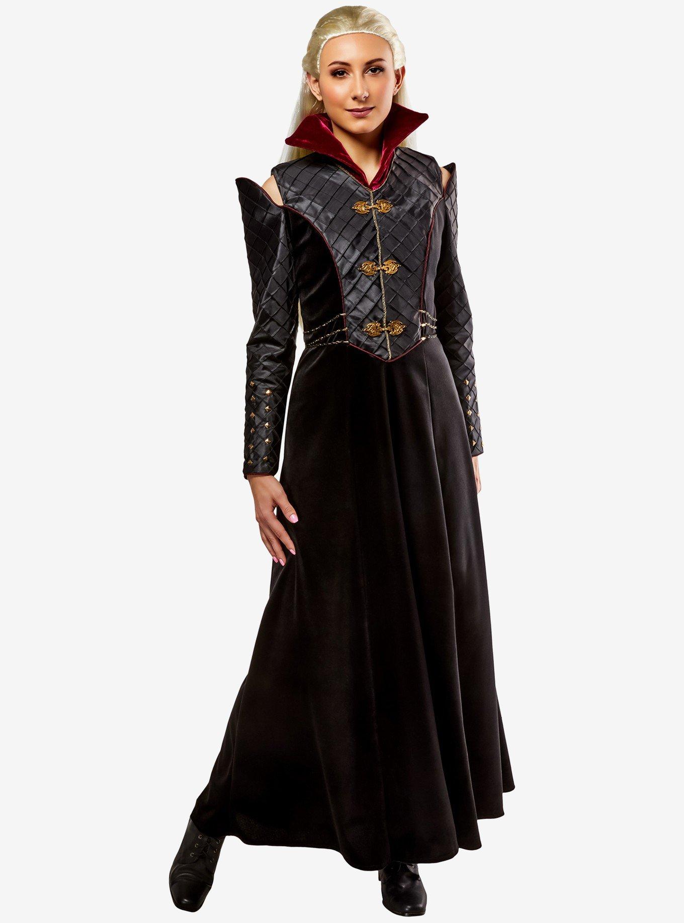 House of the Dragon Rhaenyra Targaryen Deluxe Costume, BLACK, hi-res