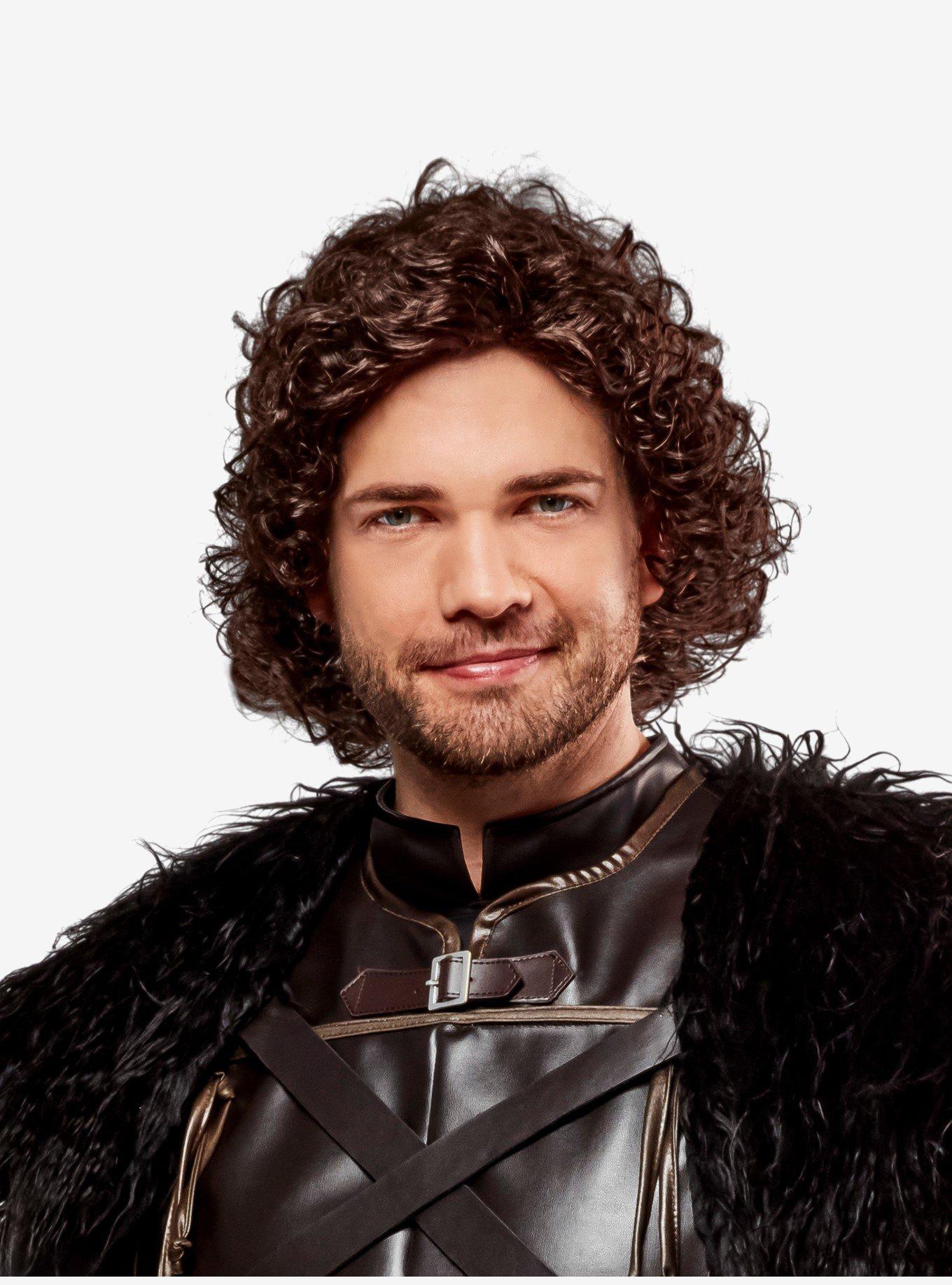 Game of Thrones Jon Snow Brown Wig, , hi-res