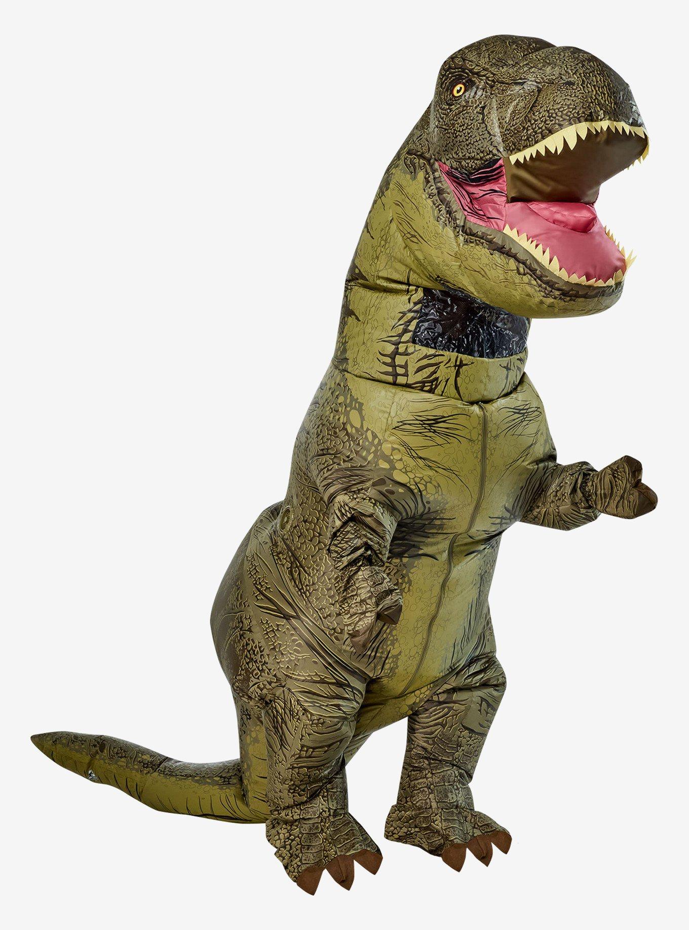 Jurassic World T-Rex Big and Tall Adult Inflatable Costume, , hi-res