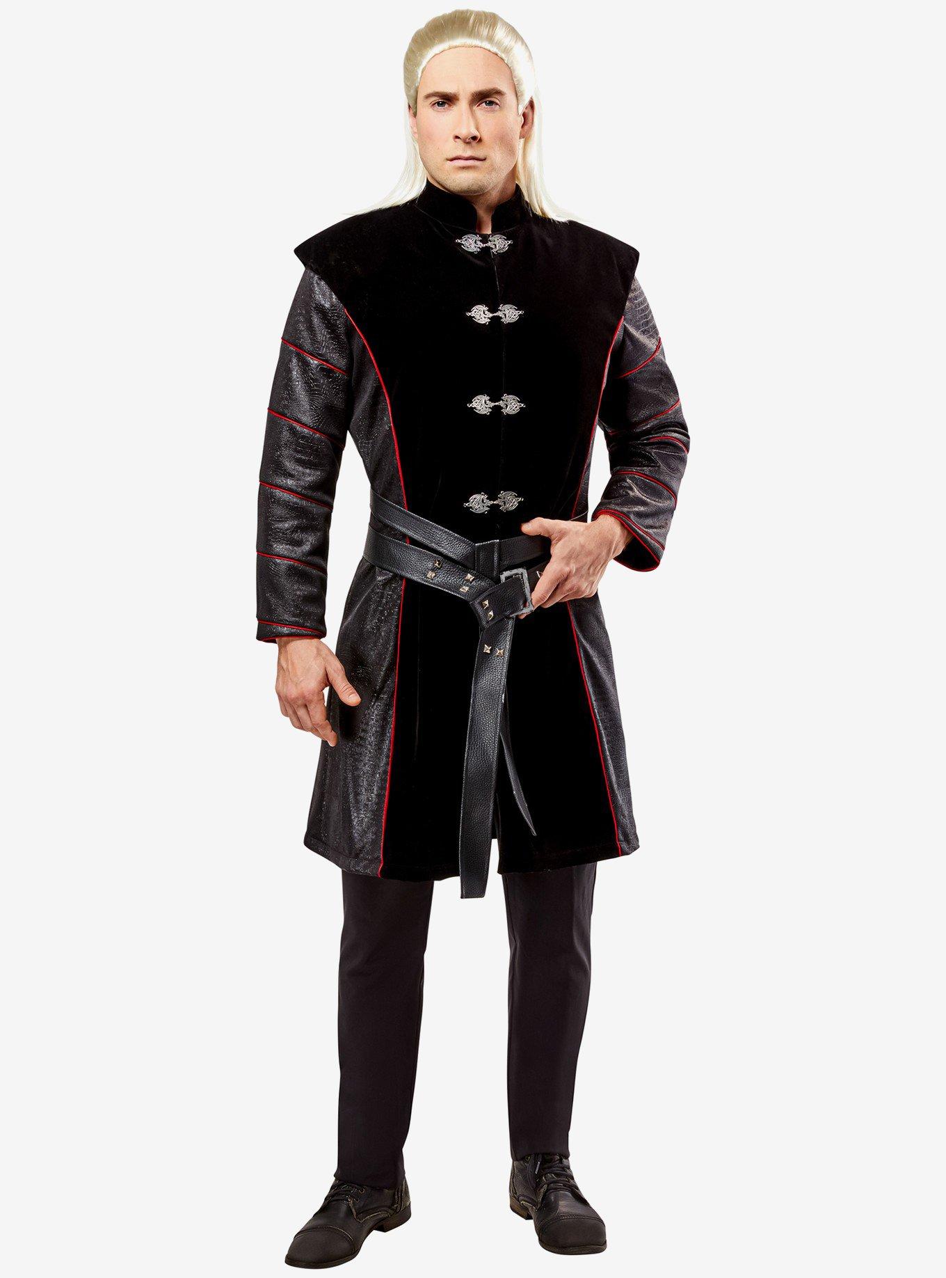 House of the Dragon Daemon Targaryen Deluxe Costume, BLACK, hi-res