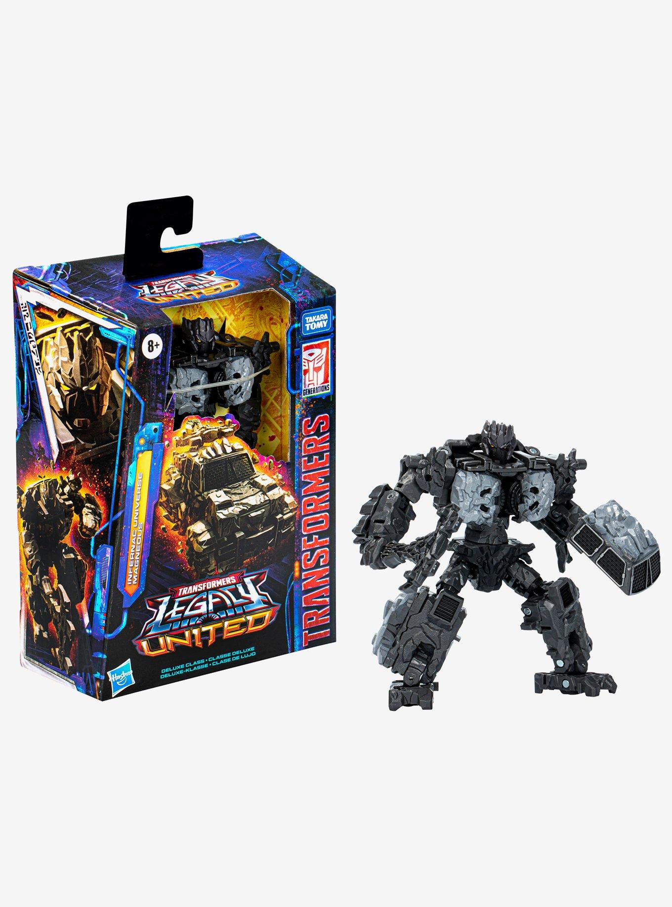 Transformers Legacy United Deluxe Class Infernac Universe Magneous Action Figure, , hi-res