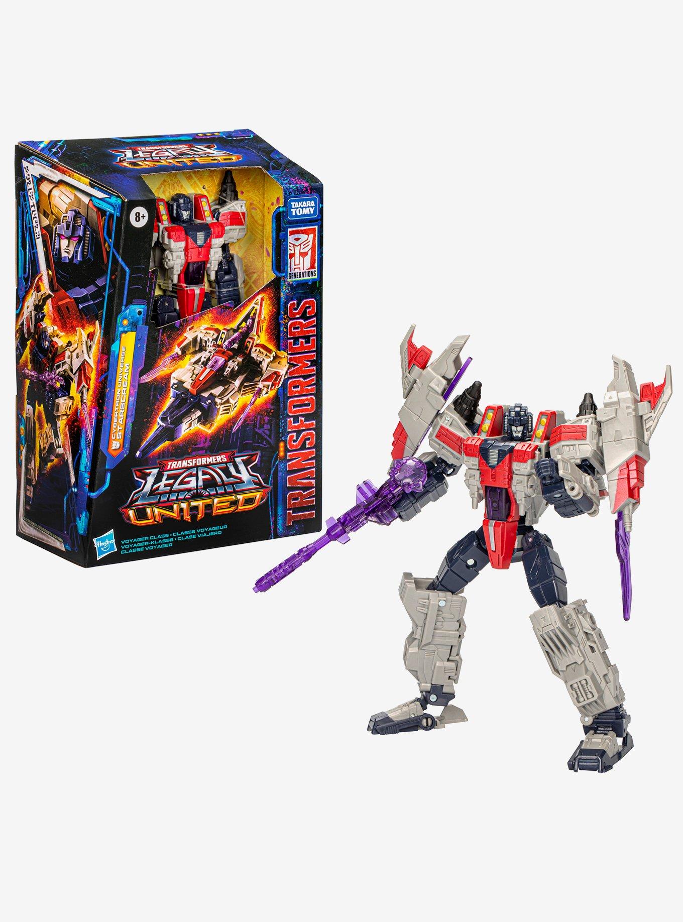 Transformers Legacy United Voyager Class Cybertron Universe Starscream Action Figure, , hi-res