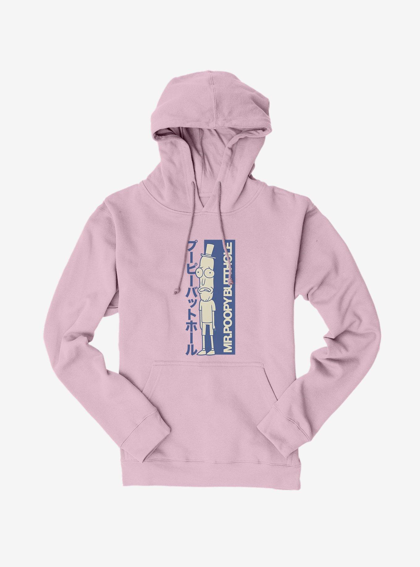 Rick And Morty Mr. Poopybutthole Hoodie, LIGHT PINK, hi-res