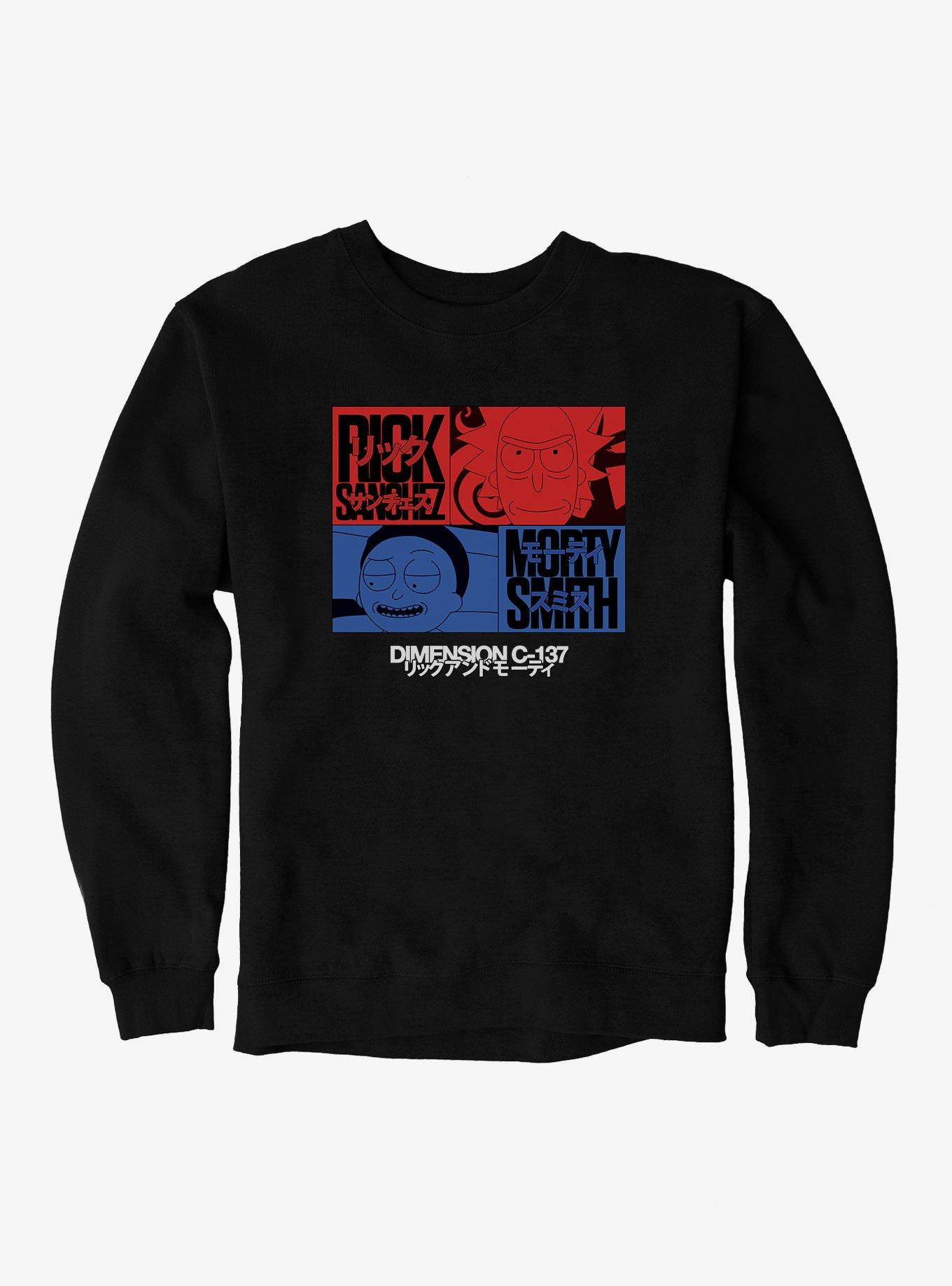 Rick And Morty Dimension C-137 Sweatshirt, , hi-res
