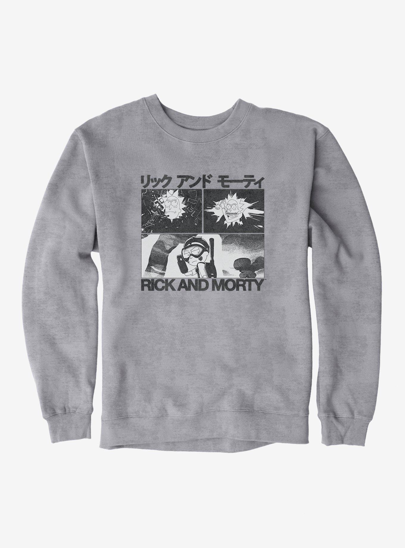 Rick And Morty Mortyplicity Sweatshirt, SPORT GRAY, hi-res