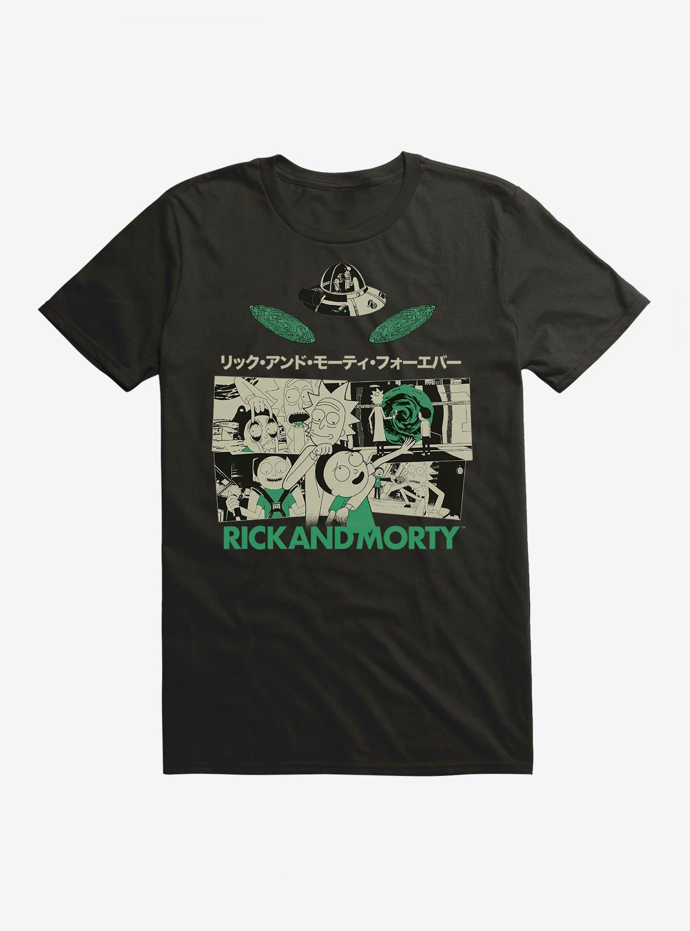 Rick And Morty Portal Panels T-Shirt, , hi-res