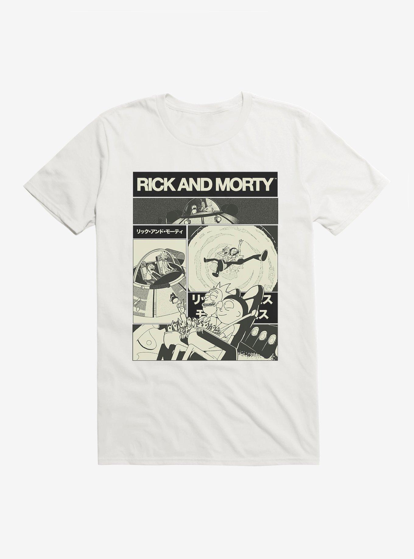 Rick And Morty Adventures T-Shirt, WHITE, hi-res