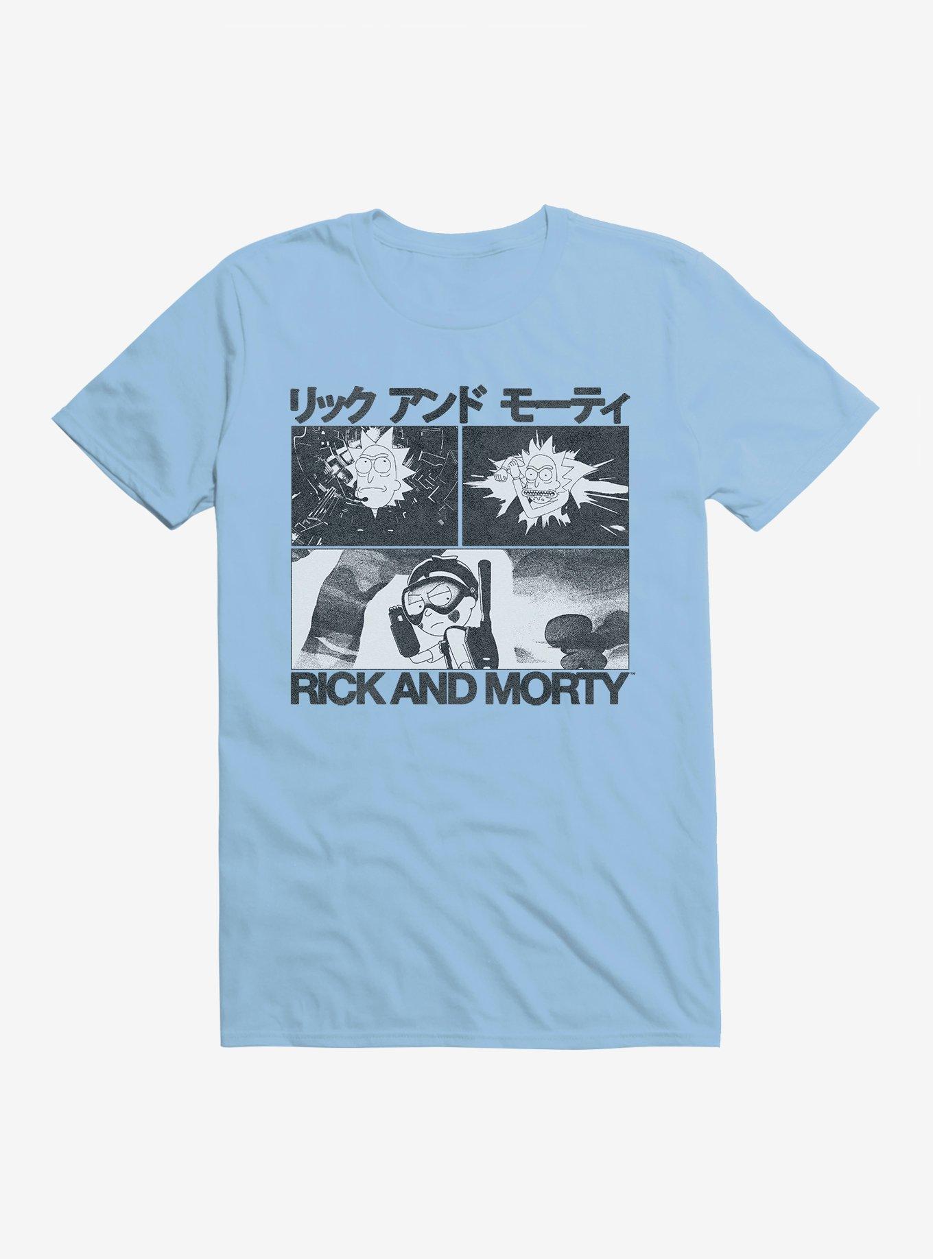 Rick And Morty Mortyplicity T-Shirt, LIGHT BLUE, hi-res