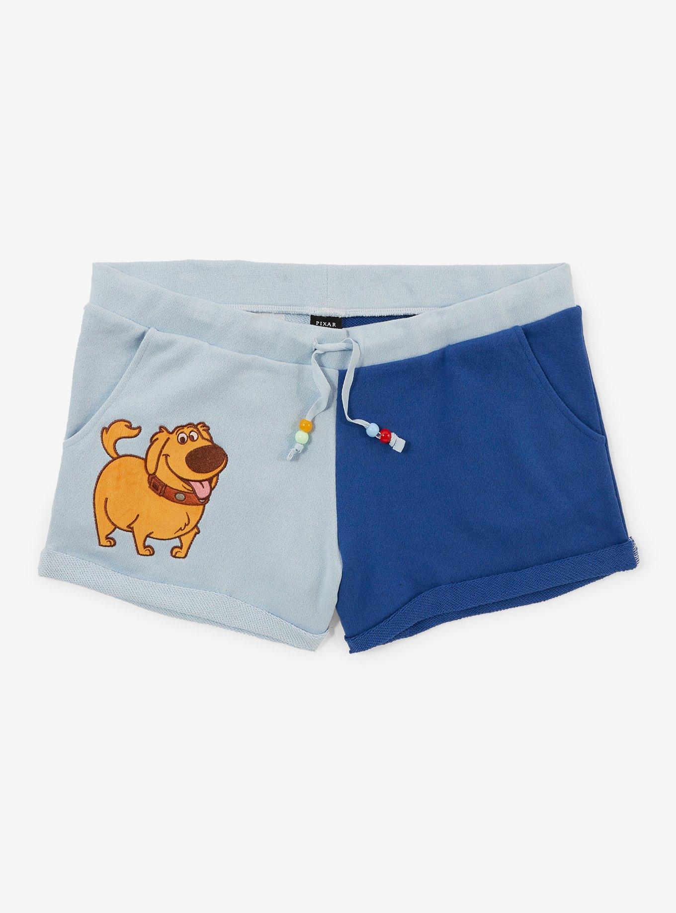 Her Universe Disney Pixar Up Dug Split Lounge Shorts Plus Size, , hi-res