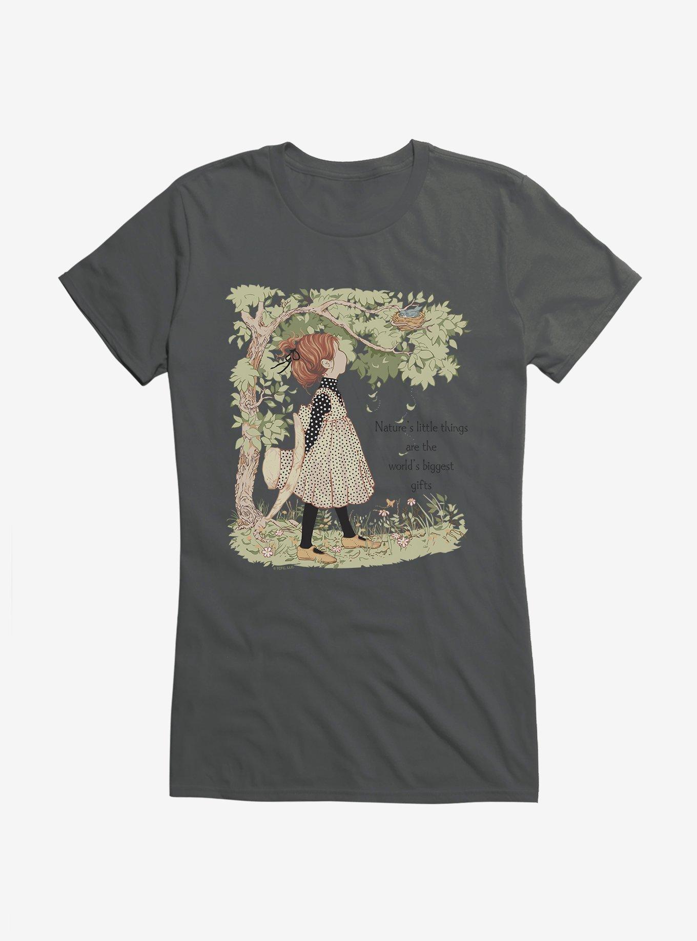 Holly Hobbie Nature's Little Things Girls T-Shirt, CHARCOAL, hi-res