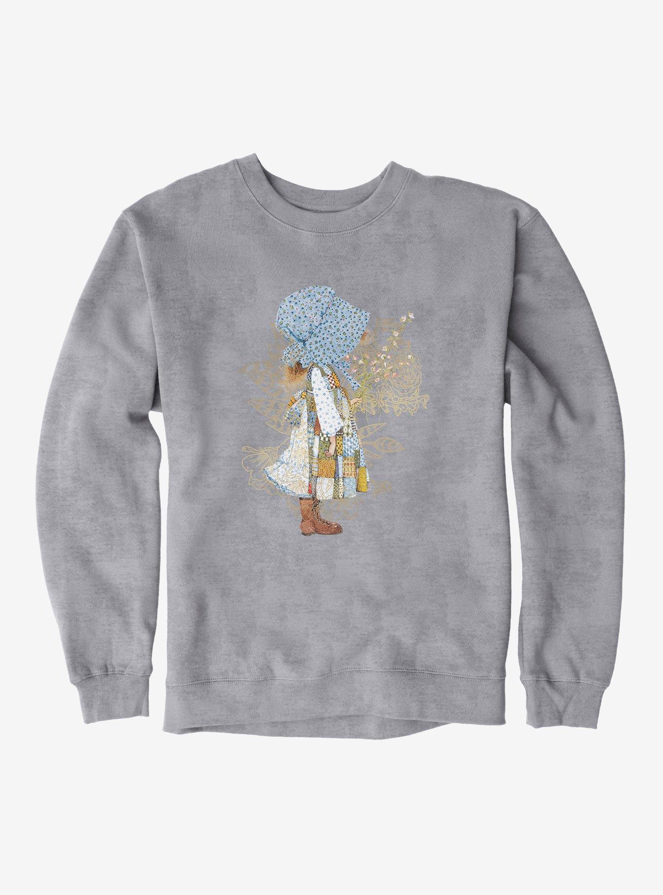 Holly Hobbie Bonnet Silhouette Sweatshirt, SPORT GRAY, hi-res