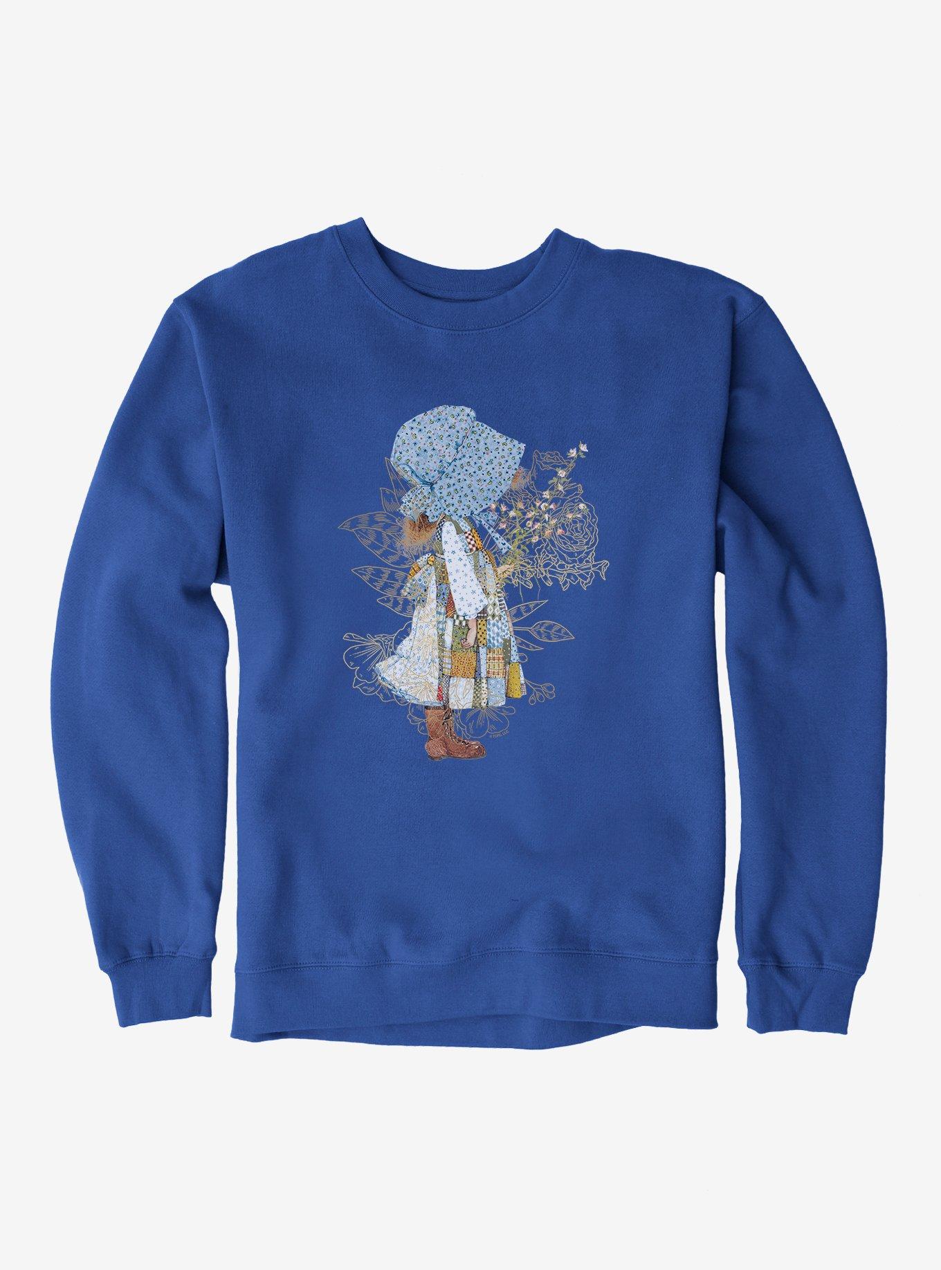 Holly Hobbie Bonnet Silhouette Sweatshirt, ROYAL BLUE, hi-res
